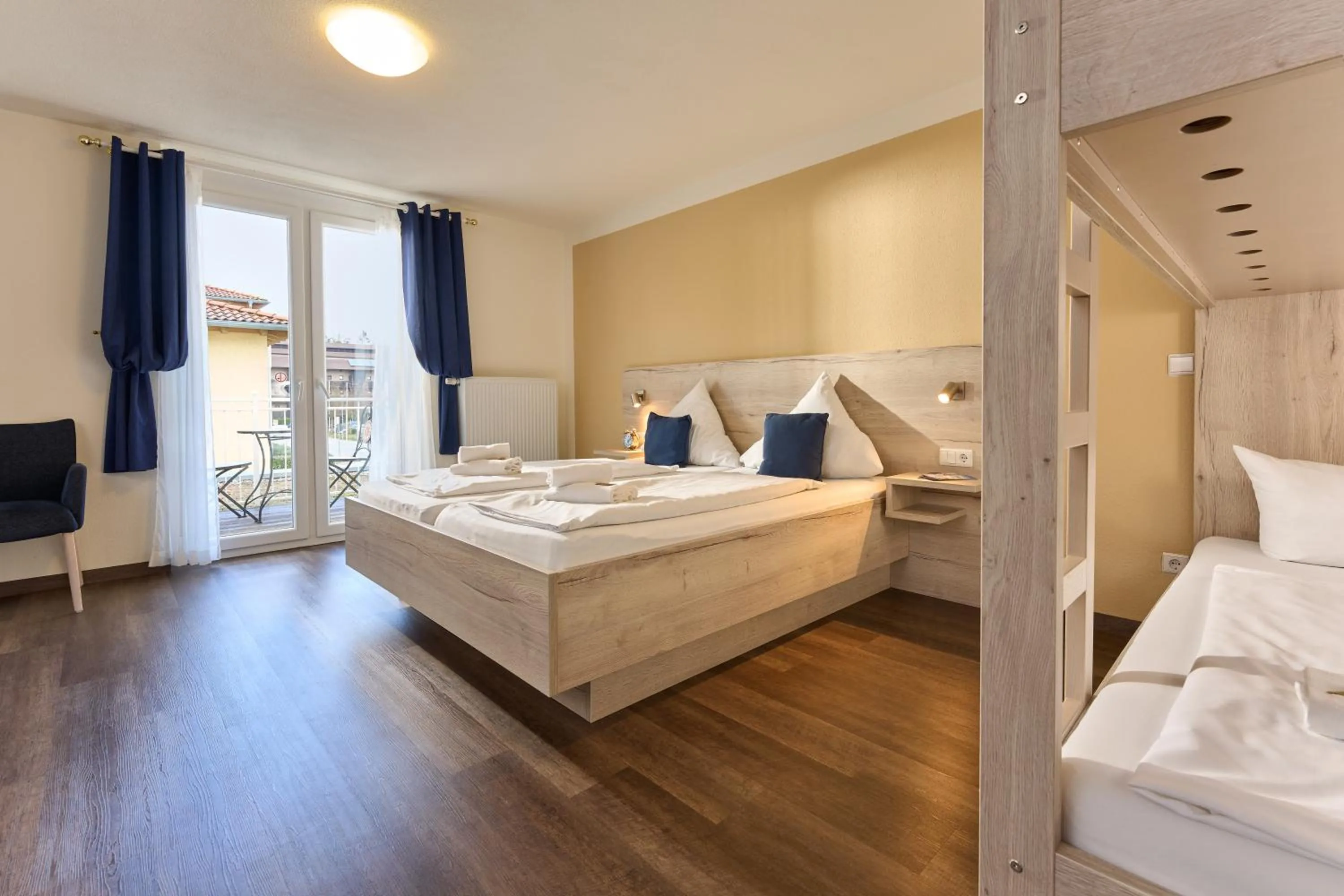 Bed in Hotel Apollon Rust
