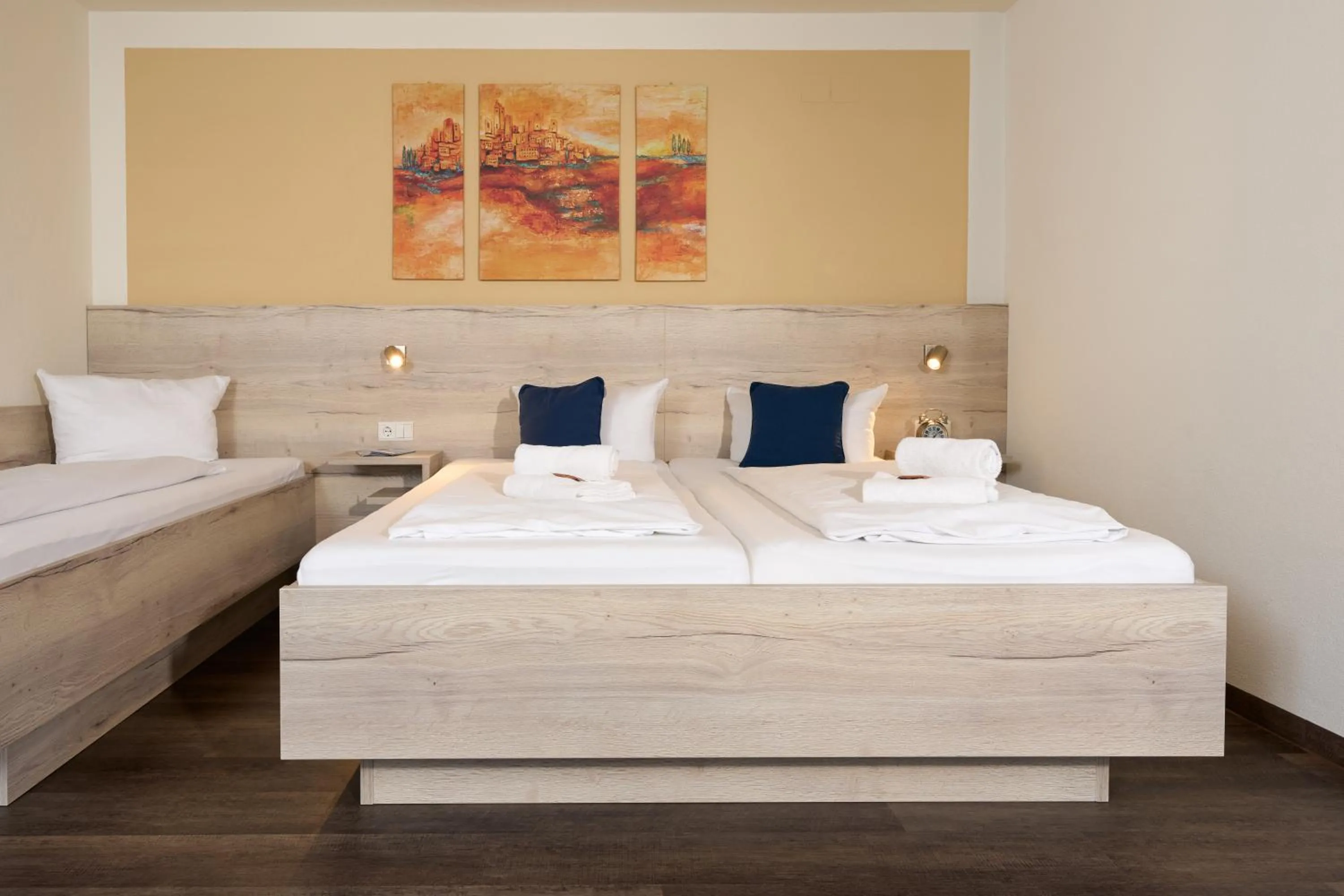 Bed in Hotel Apollon Rust