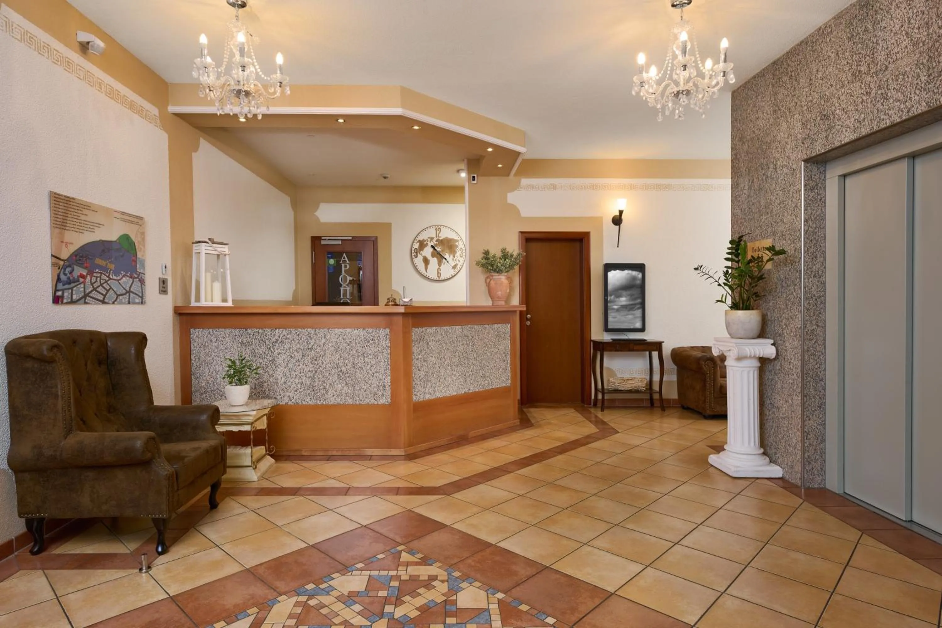 Lobby or reception in Hotel Apollon Rust
