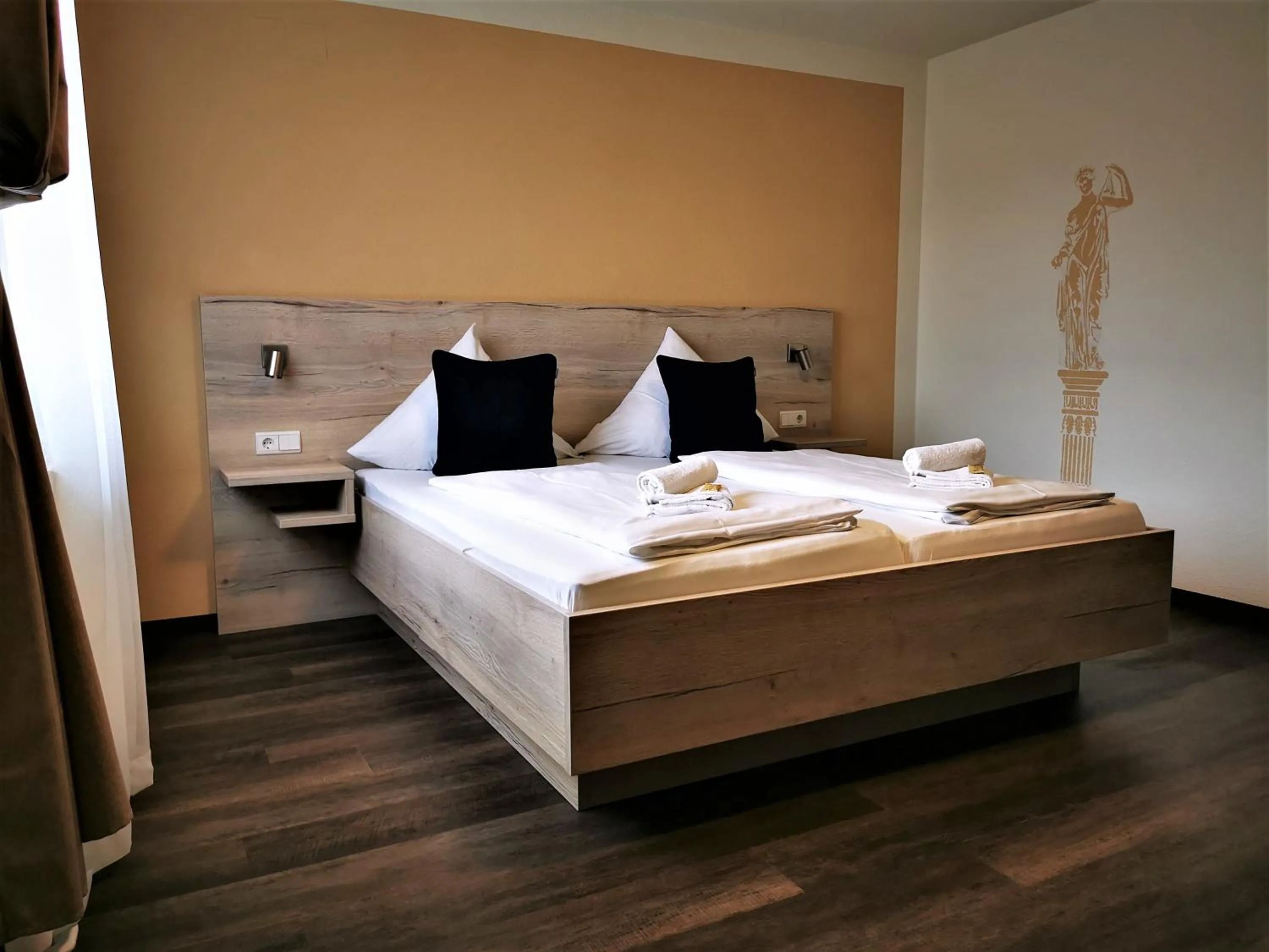 Bed in Hotel Apollon Rust