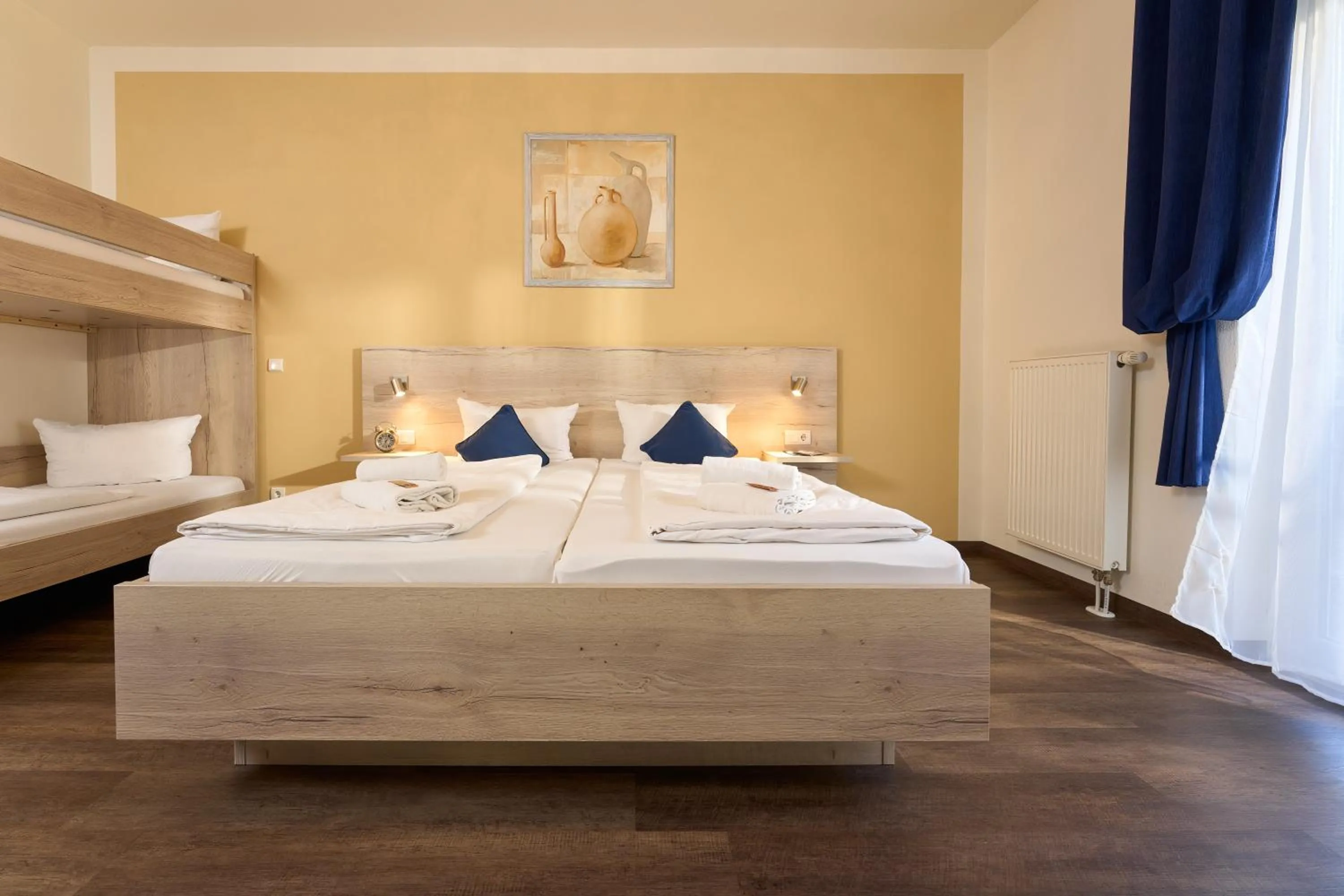 Bed in Hotel Apollon Rust