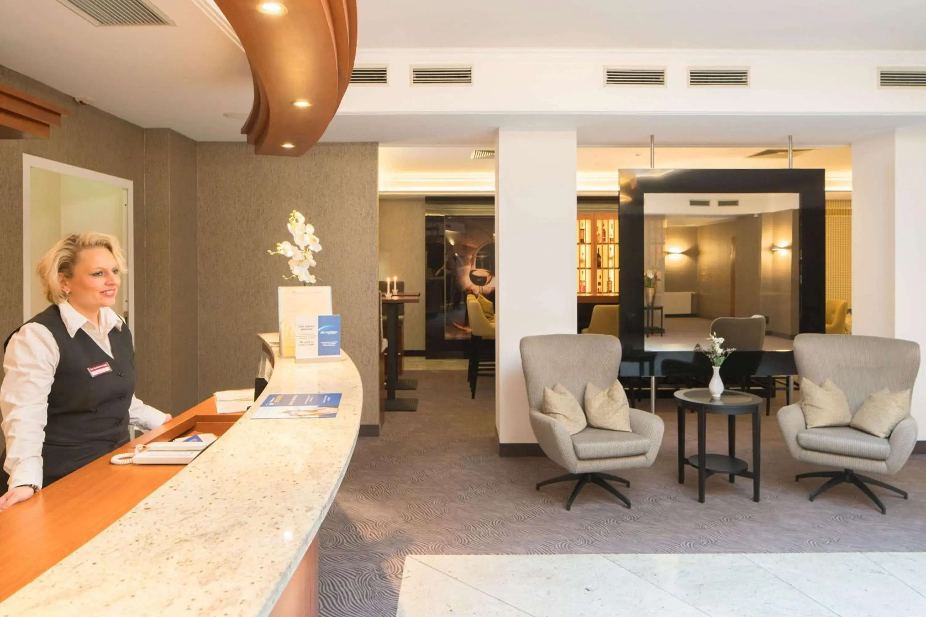 Lobby or reception in Best Western Plus Hotel Excelsior Lobby or reception in Best Western Plus Hotel Excelsior