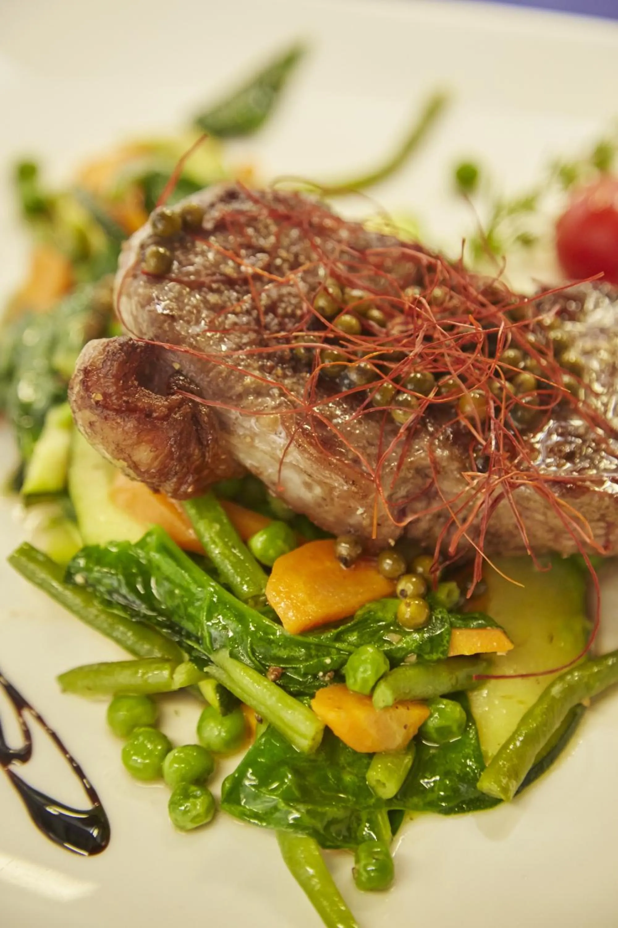 Food close-up in Rebgarten Hotel Adler