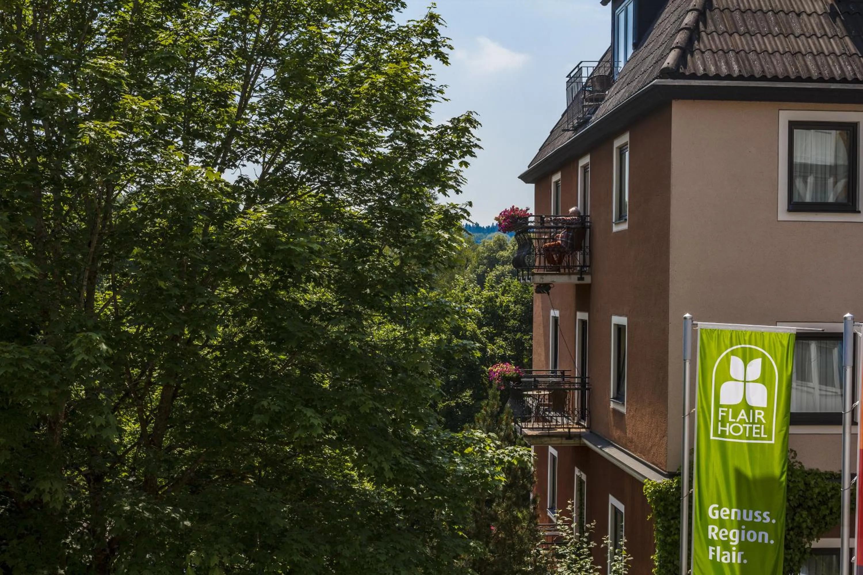 Property building in Rebgarten Hotel Adler