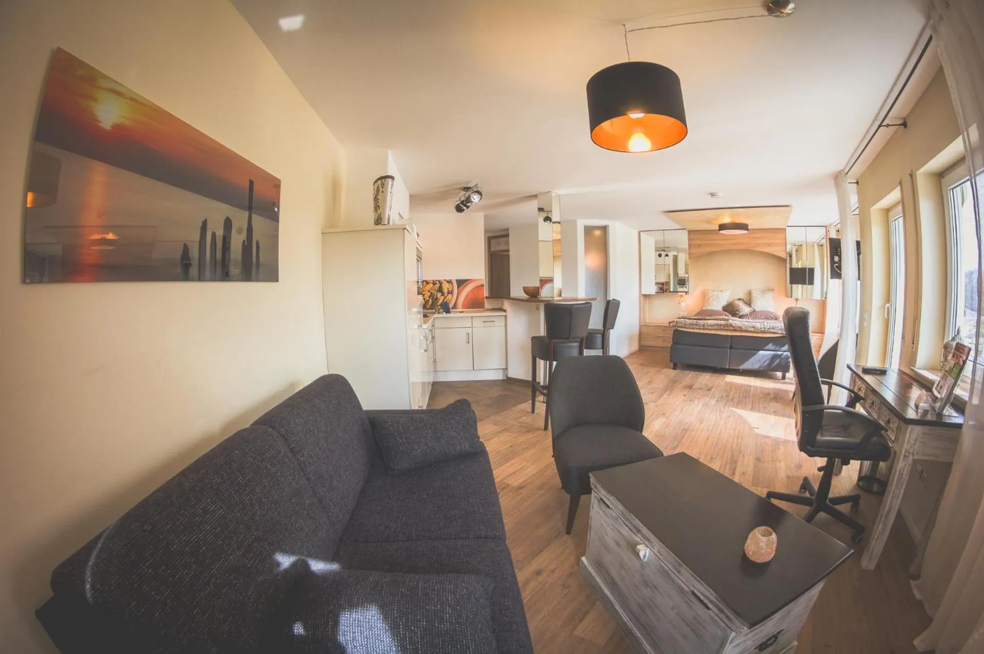 Photo of the whole room, Bed in Rebgarten Hotel Adler