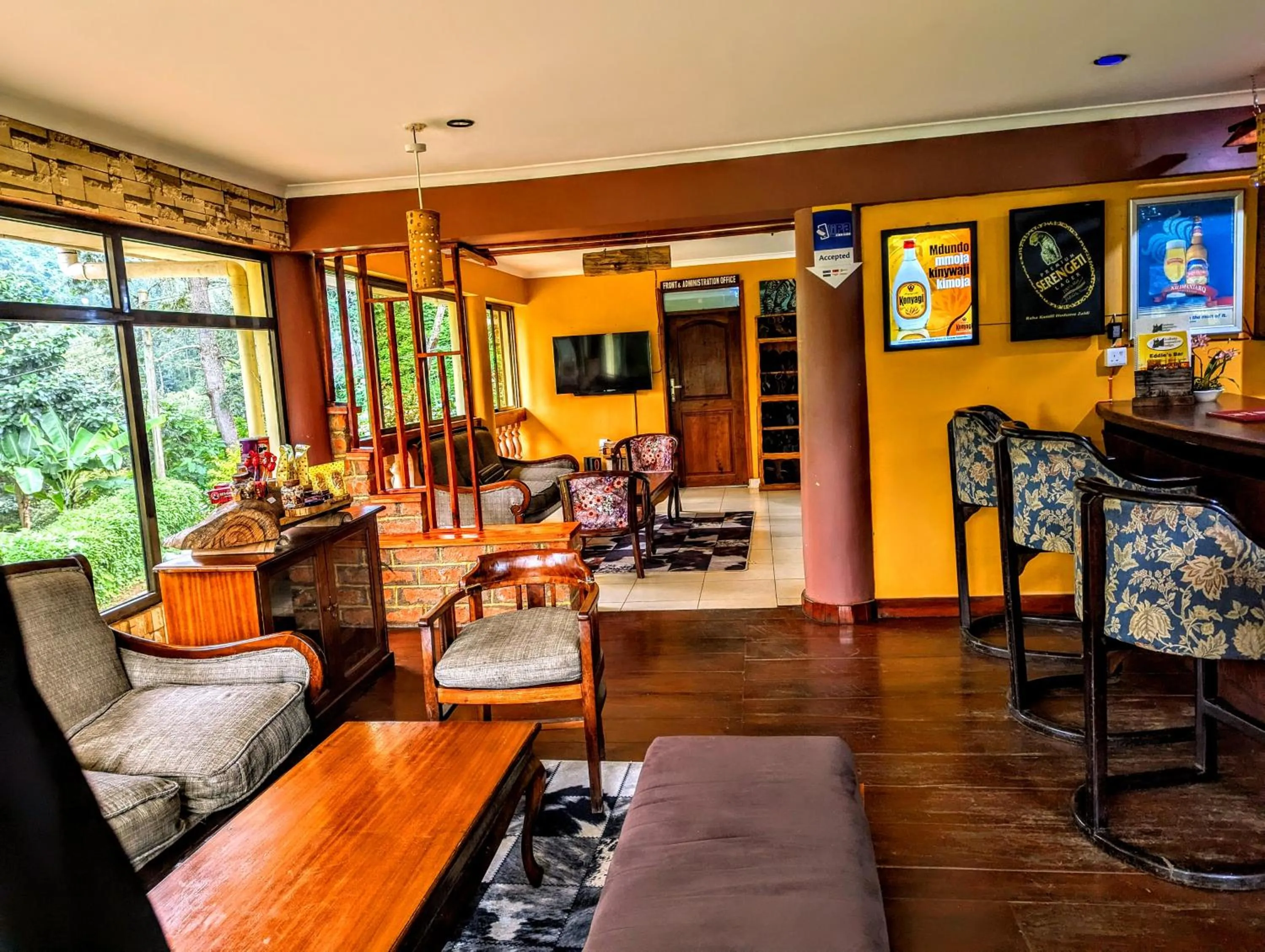 Lobby or reception in LUSHOTO EXECUTIVE LODGE