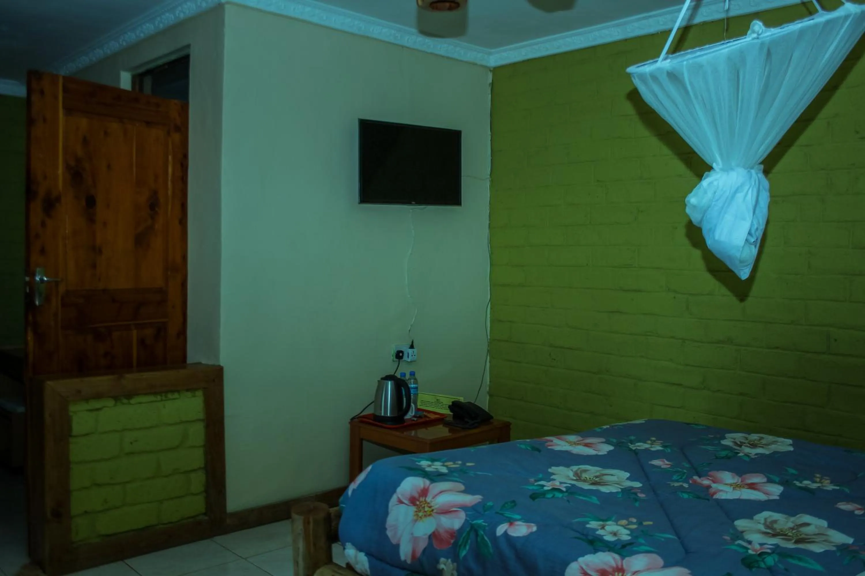 Communal lounge/ TV room, Bed in LUSHOTO EXECUTIVE LODGE