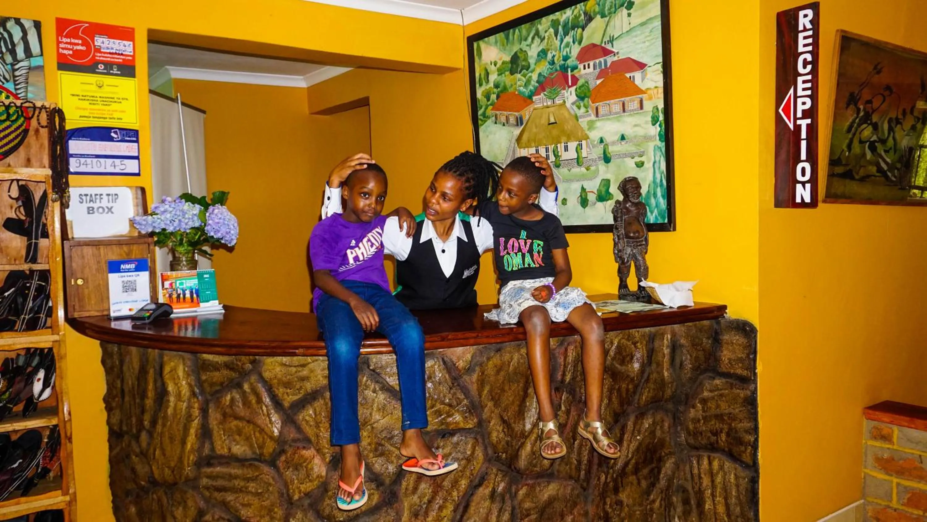 Lobby or reception in LUSHOTO EXECUTIVE LODGE