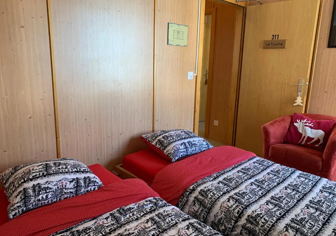 Bed in Maison de Montagne de Bretaye accès par le train arrêt Bouquetin