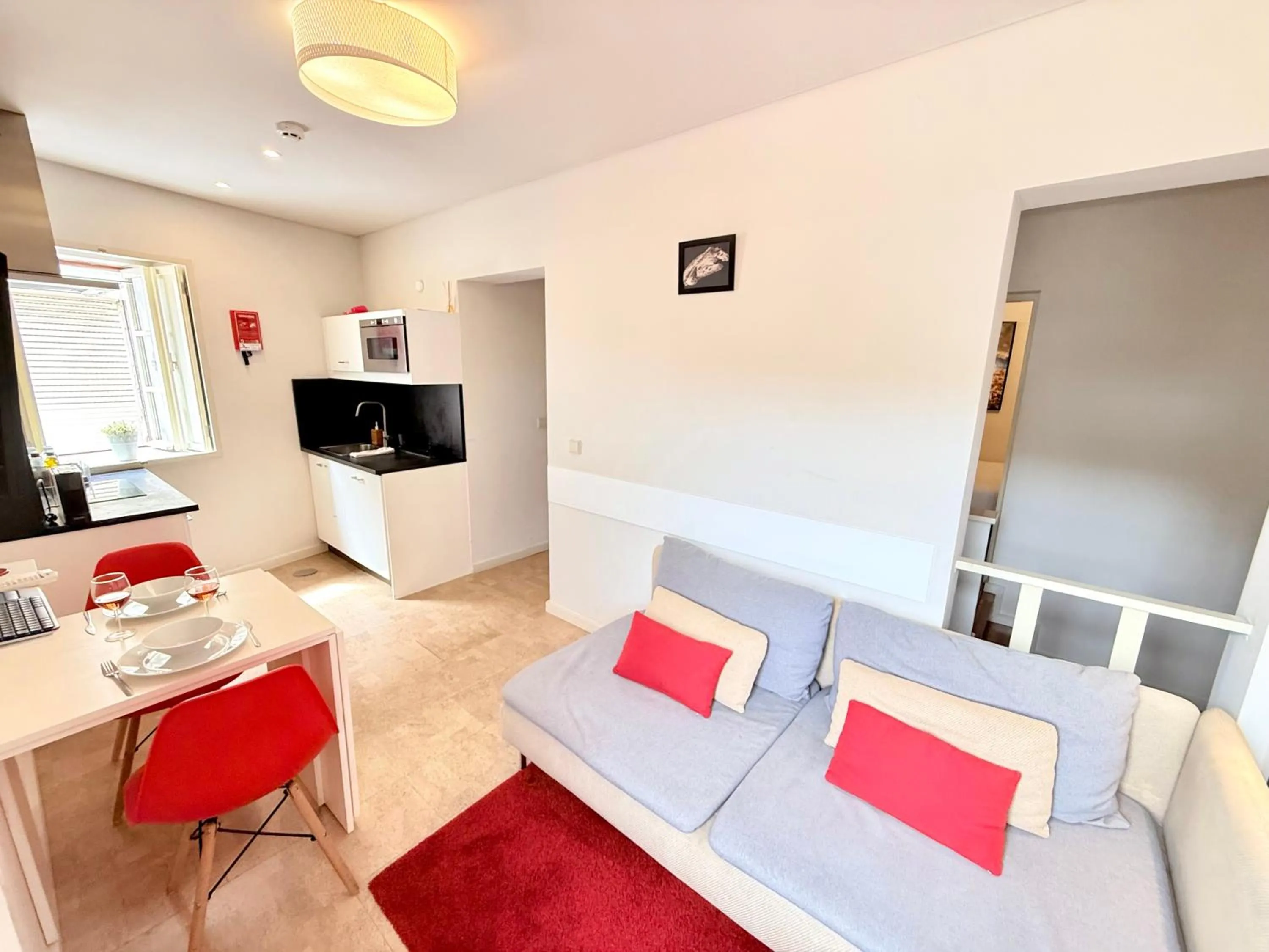 Living room in Ribeira Cinema Apartments