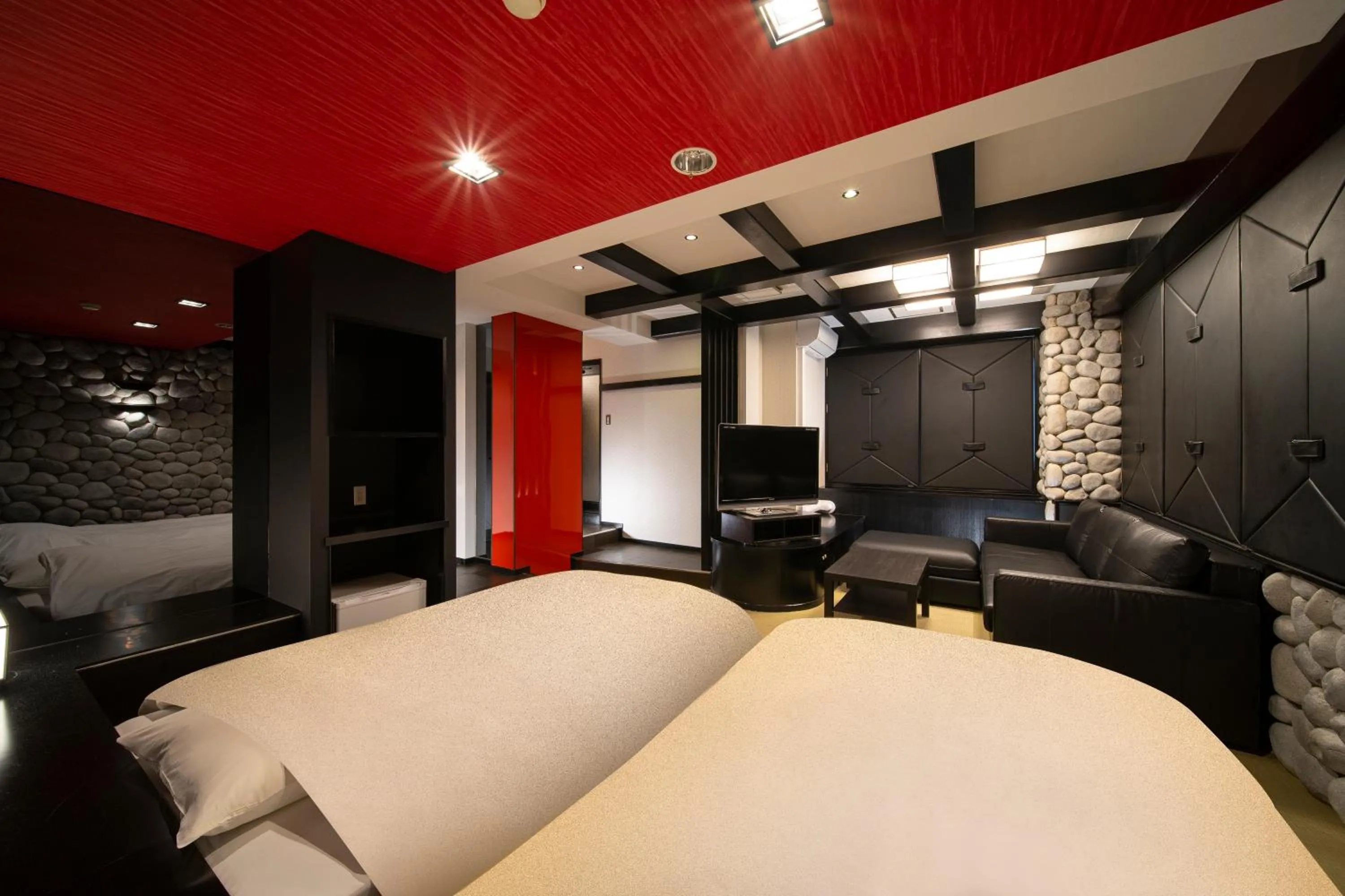 Bed in Royal Hotel Uohachi Bettei