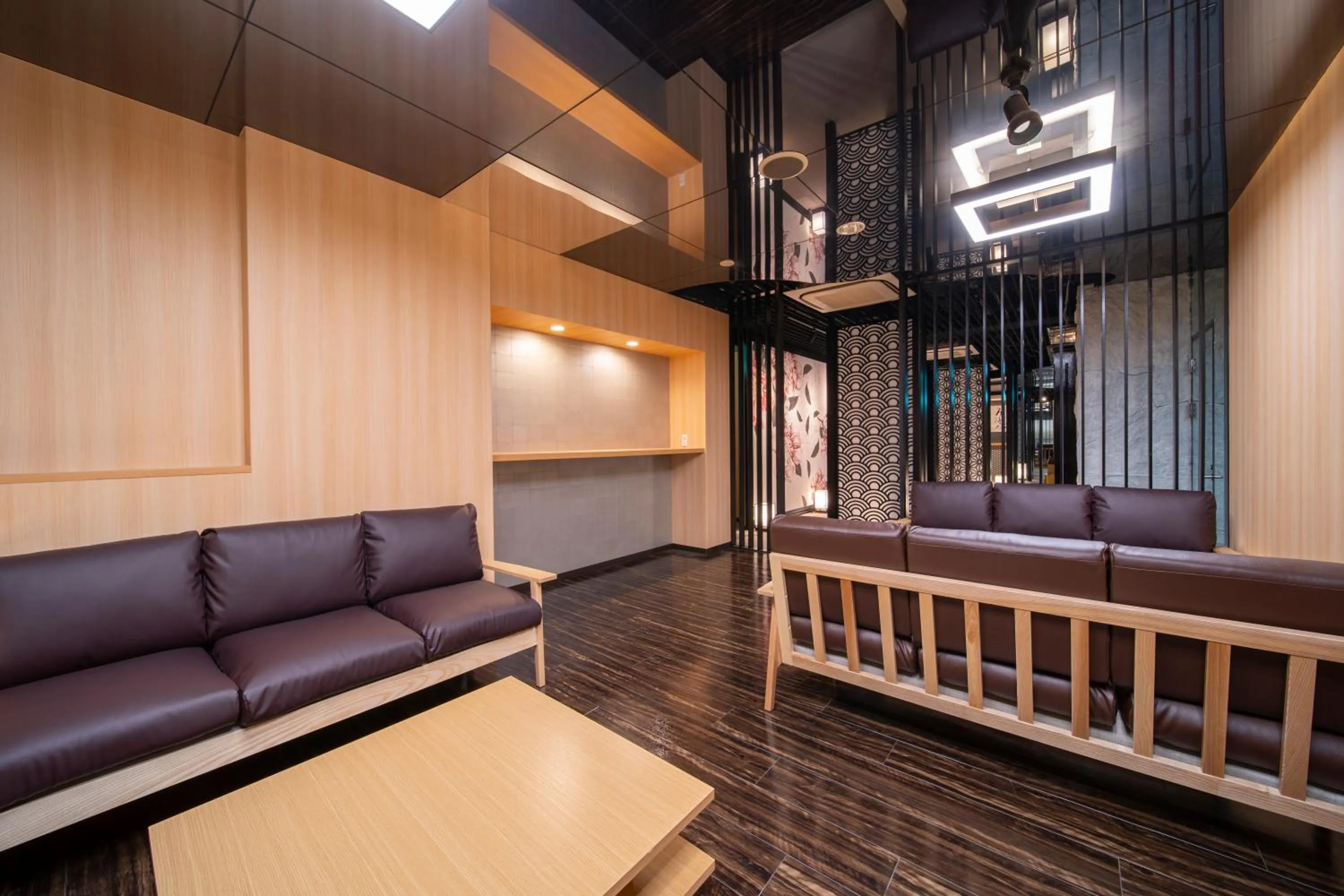 Seating area in Royal Hotel Uohachi Bettei