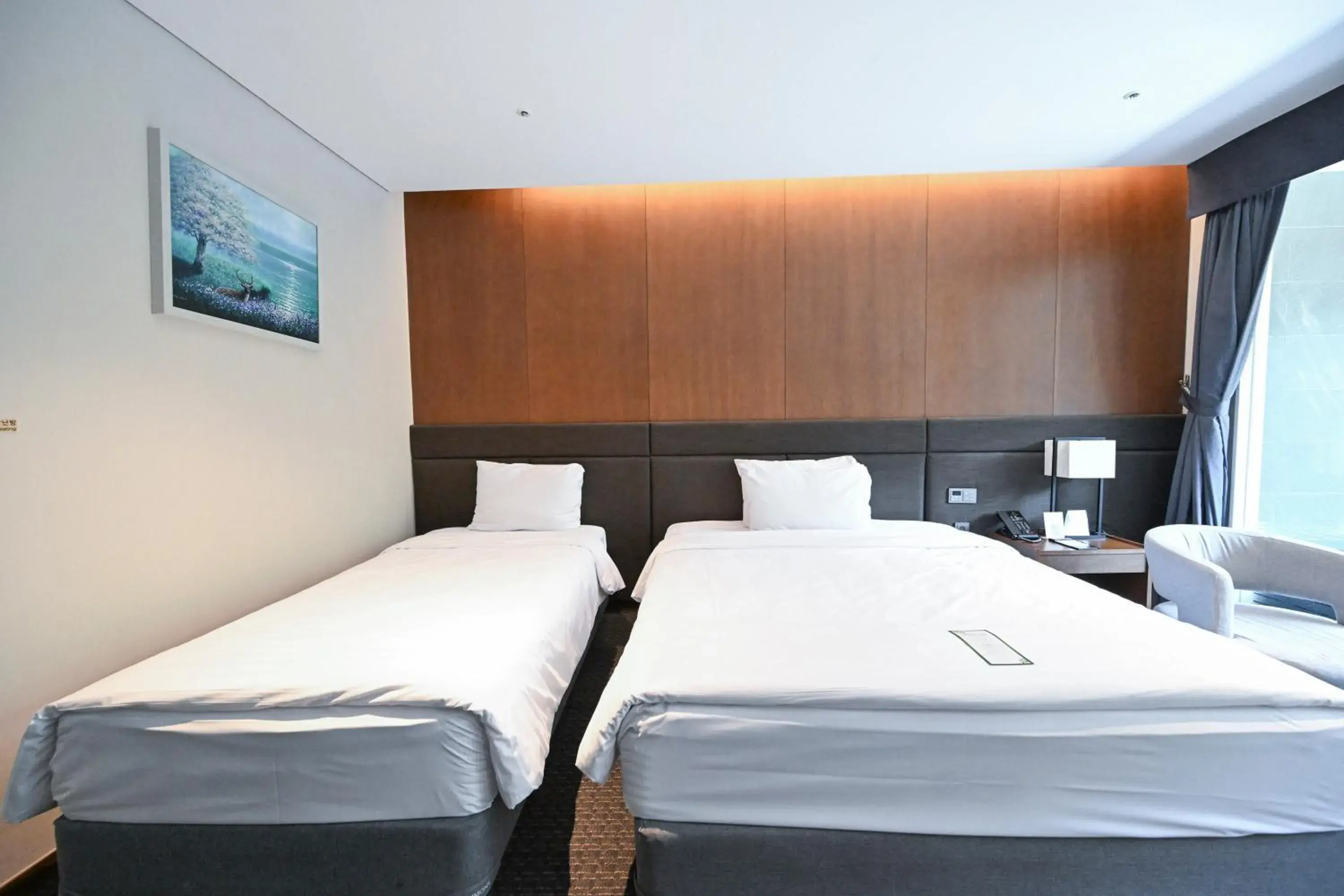 Bed in Hotel Susung Spa Resort Bed in Hotel Susung Spa Resort