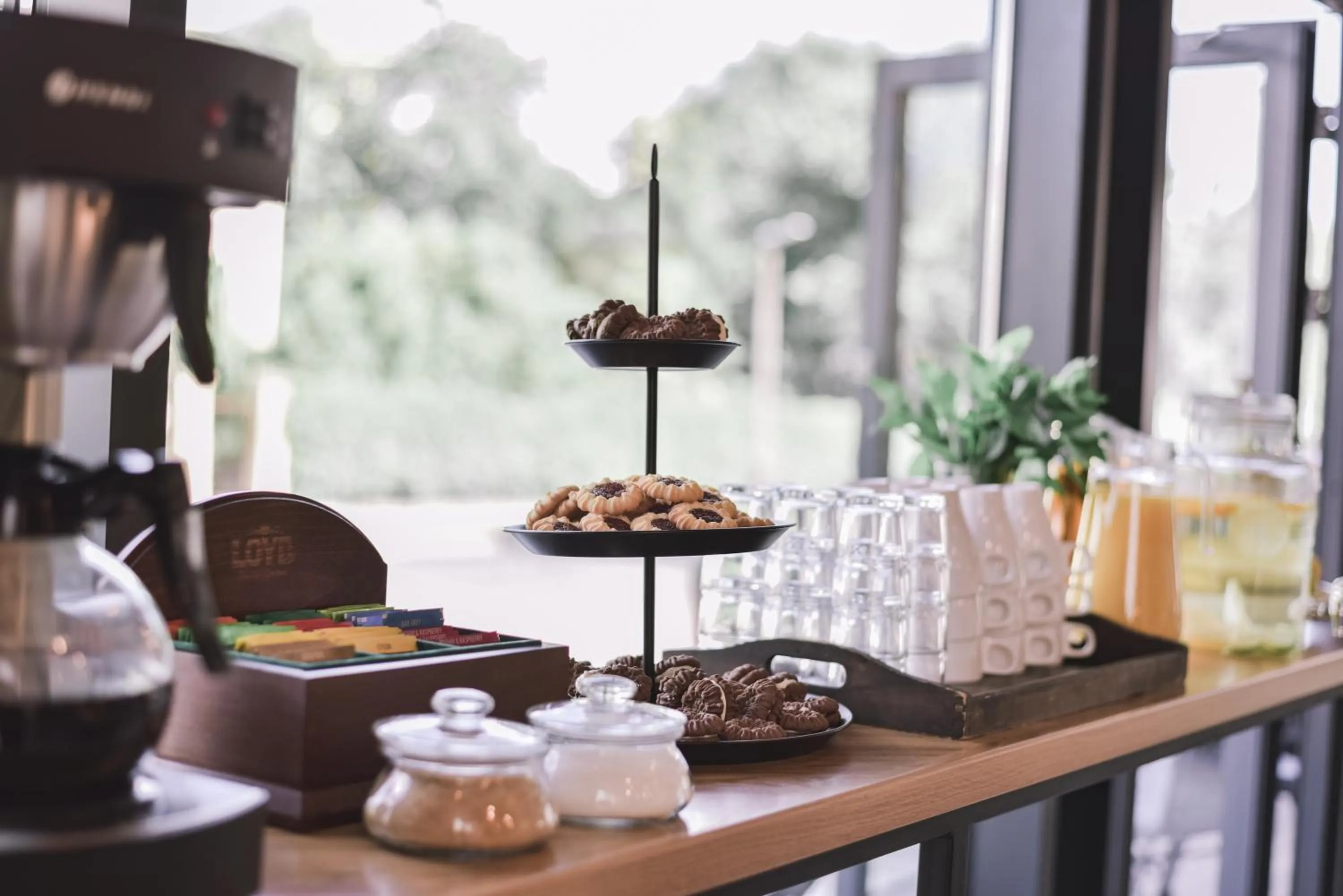 Buffet breakfast in TOP Garden Aparthotel