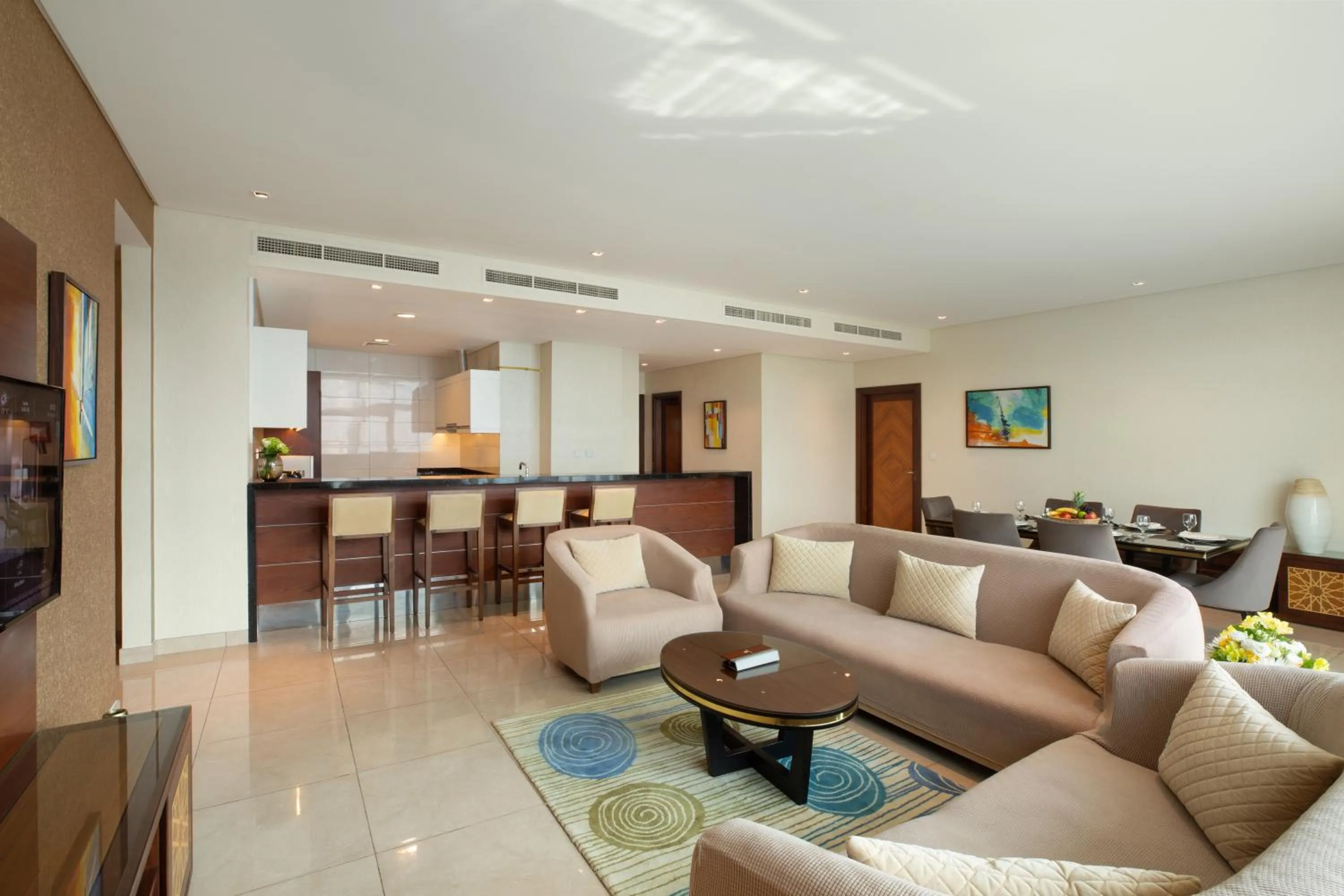 Living room in Royal Continental Suites Business Bay - Deluxe Apartments