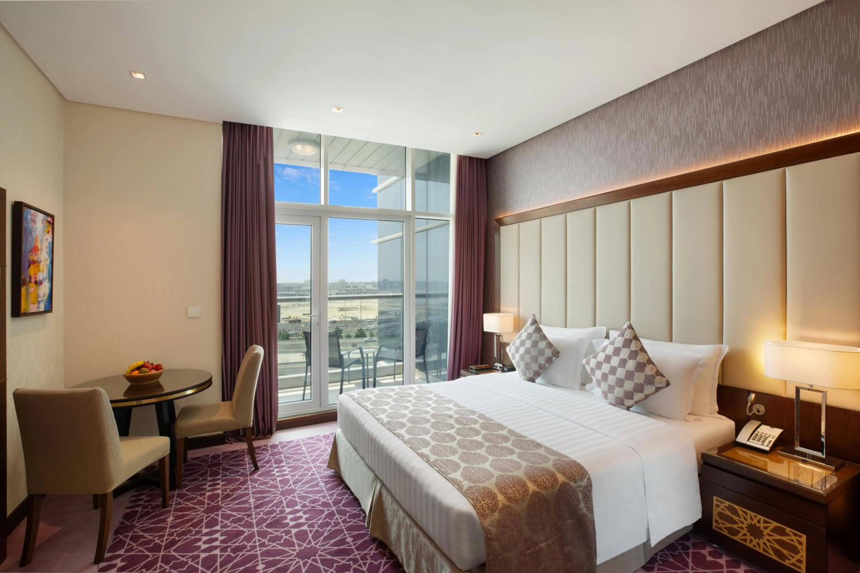 Bedroom, Bed in Royal Continental Suites Business Bay - Deluxe Apartments