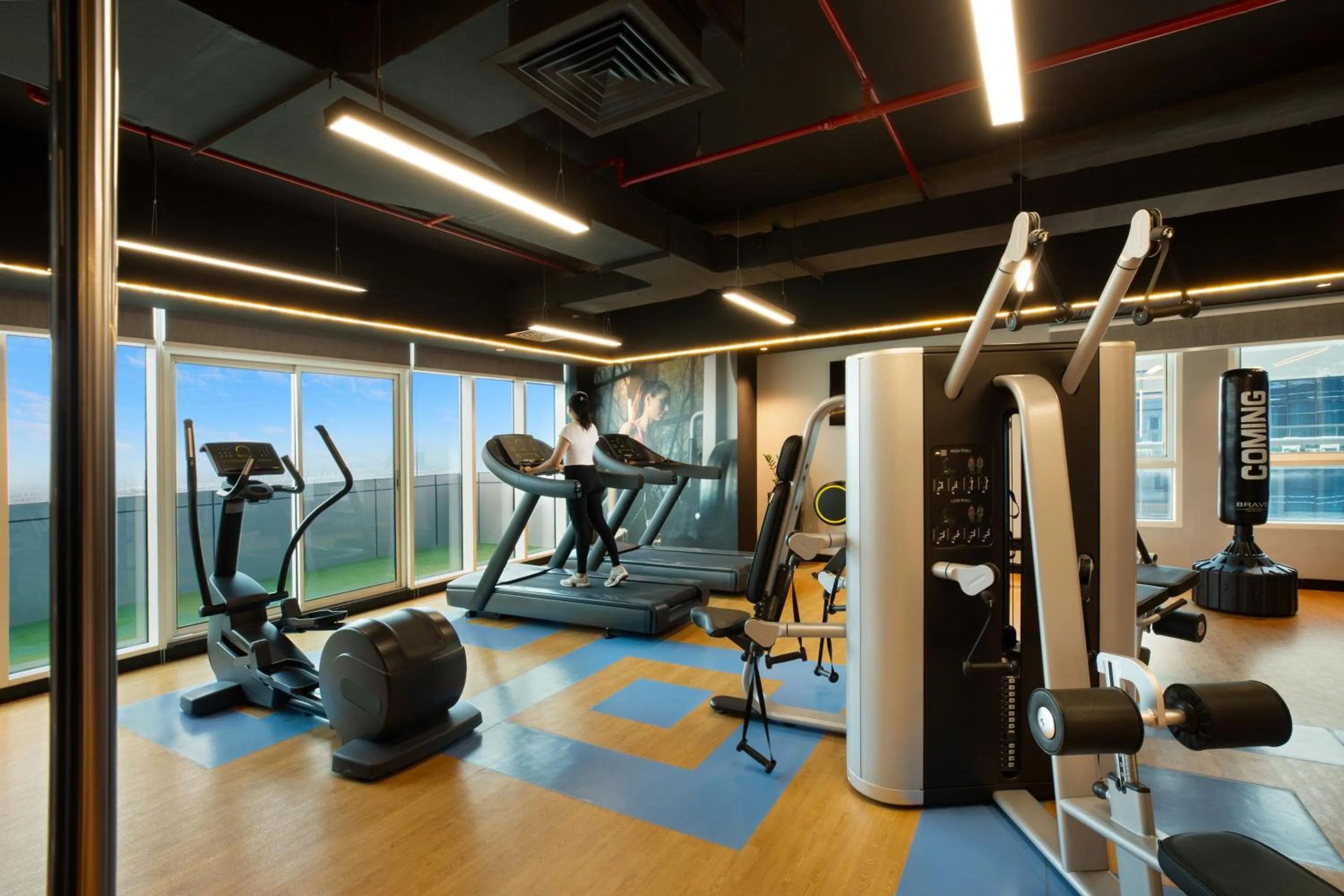Fitness centre/facilities in Royal Continental Suites Business Bay - Deluxe Apartments