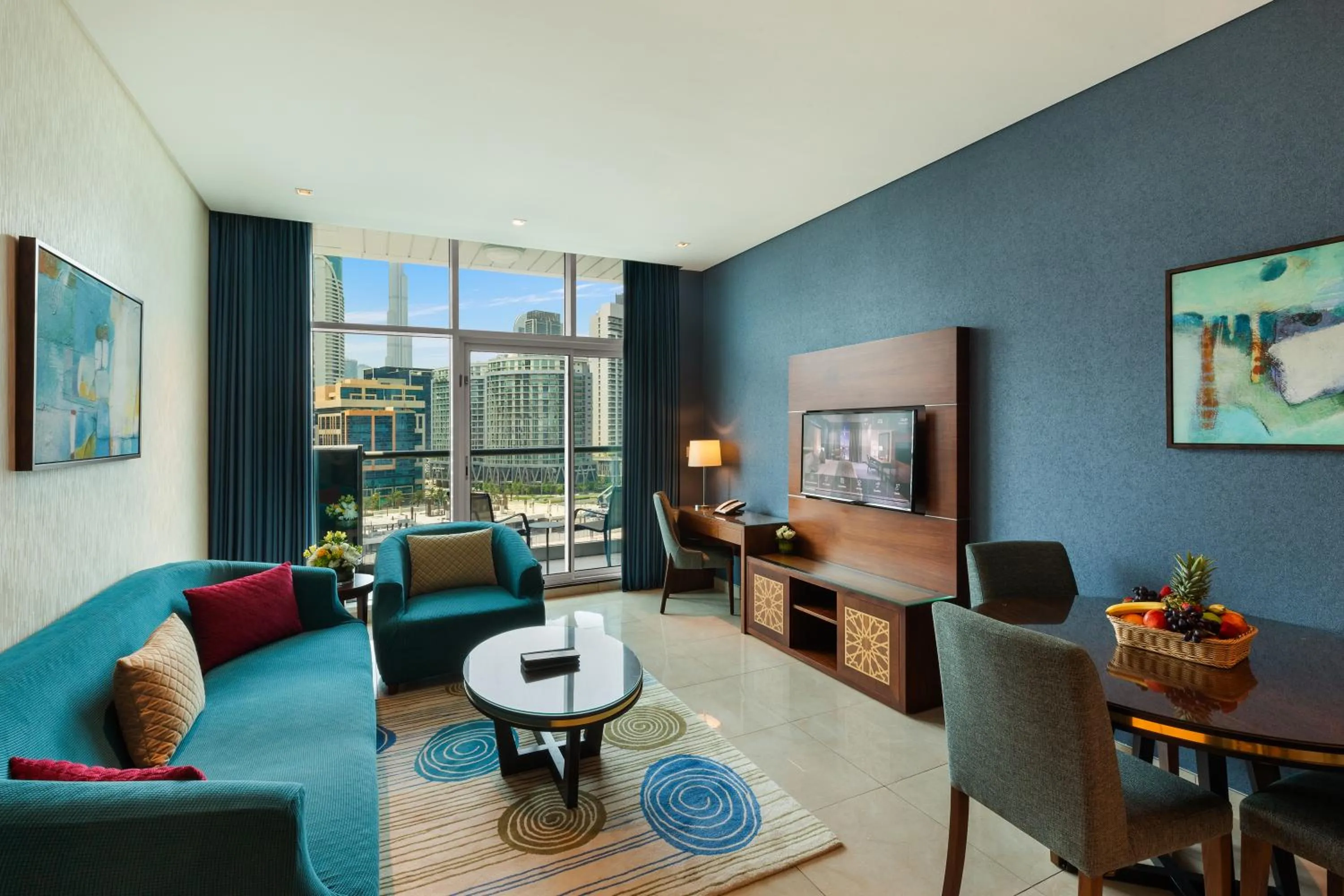 Living room in Royal Continental Suites Business Bay - Deluxe Apartments