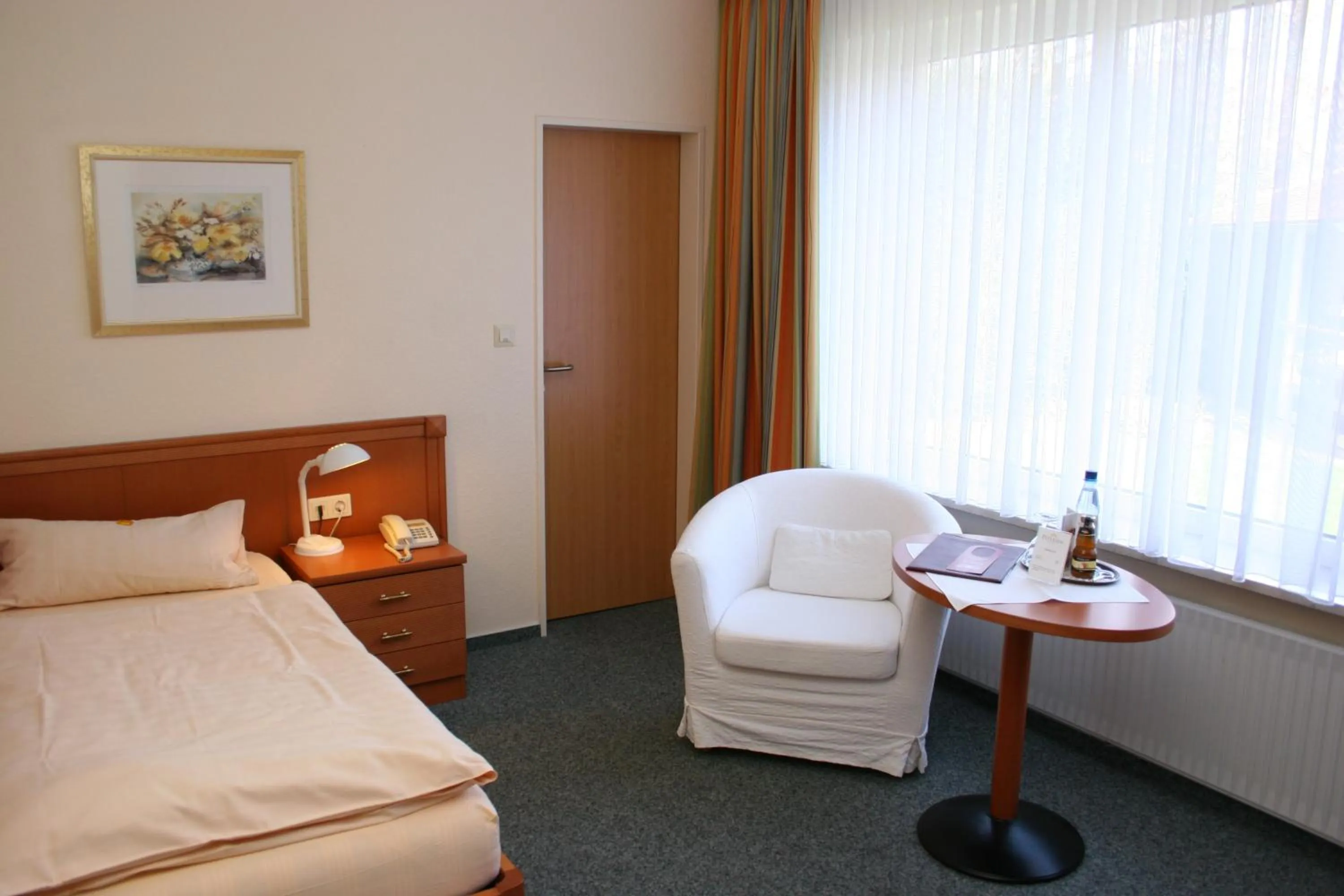 Decorative detail, Bed in Hotel Petersen