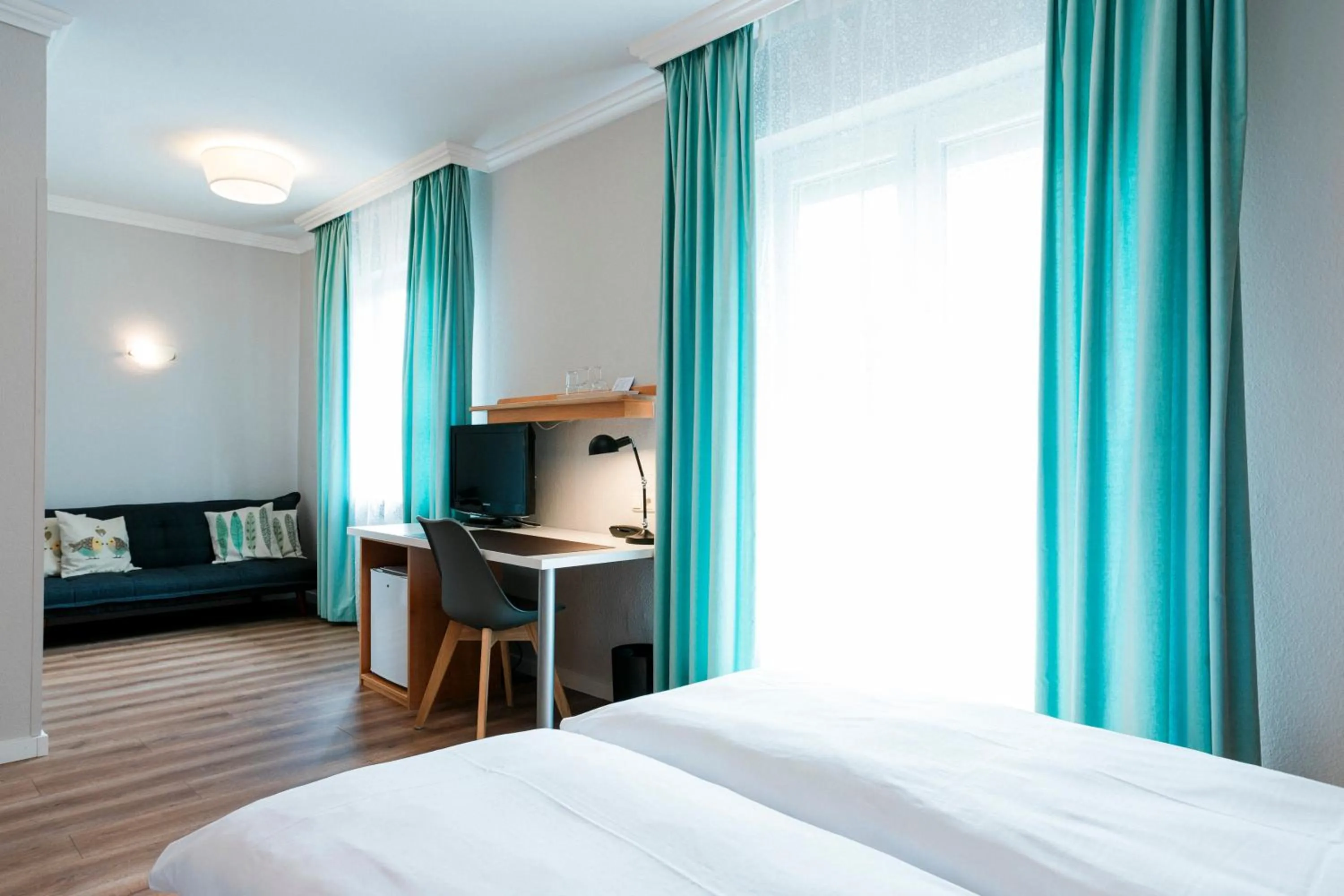 Photo of the whole room, Bed in Hotel Villa Solln - free parking