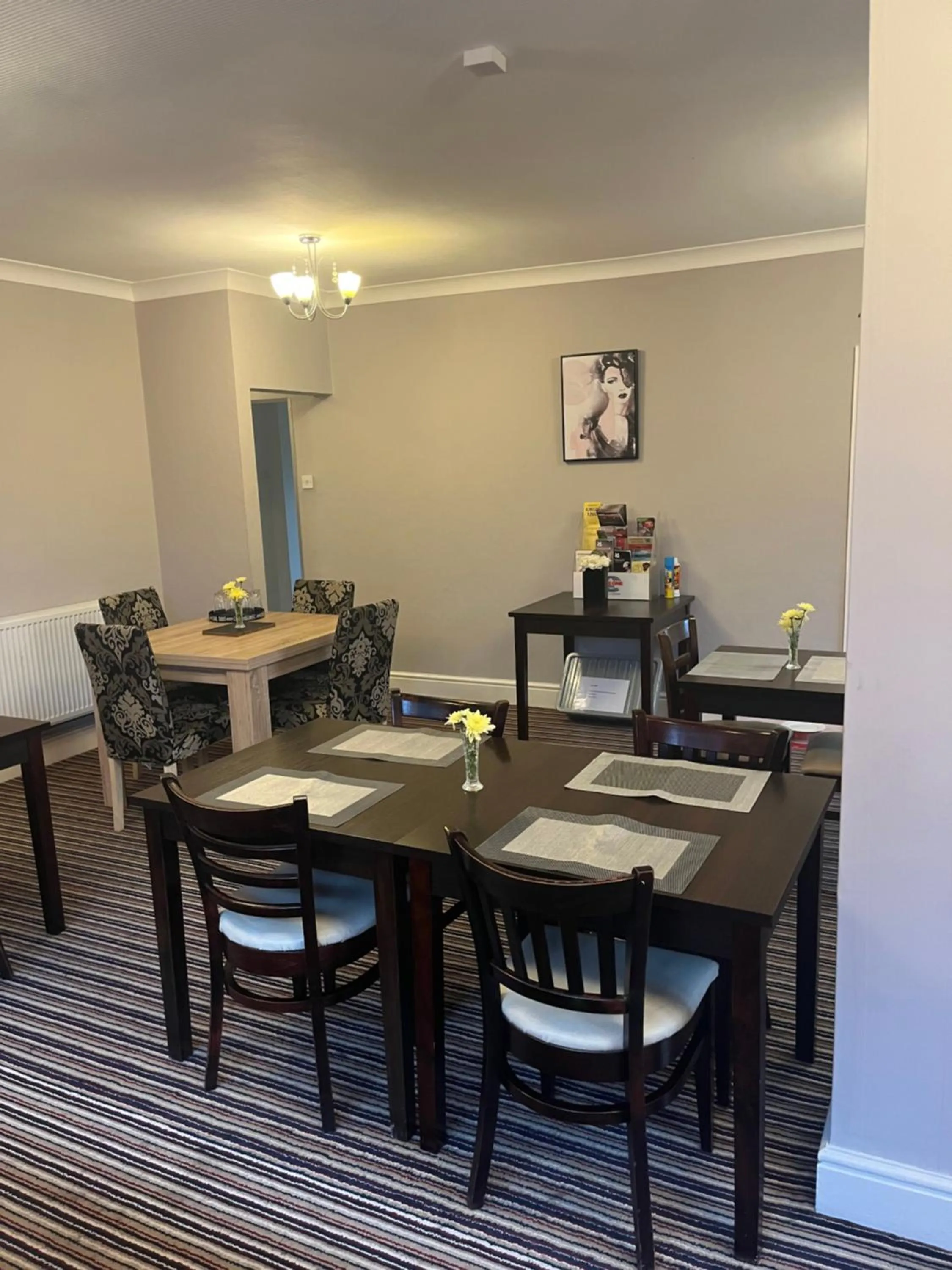 Dining area in The Harp Freehouse and Guesthouse