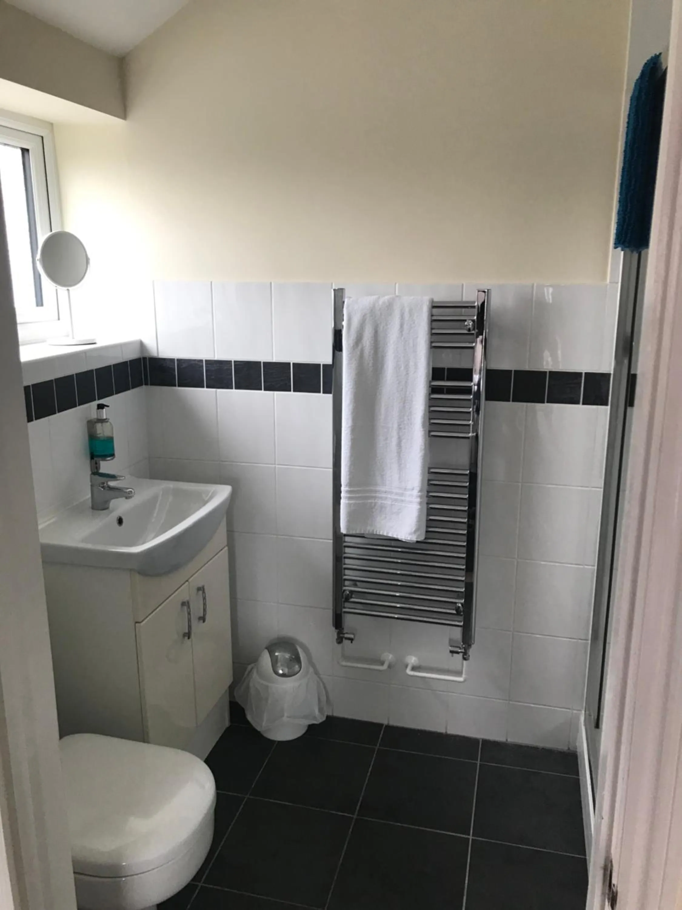 Shower in The Harp Freehouse and Guesthouse