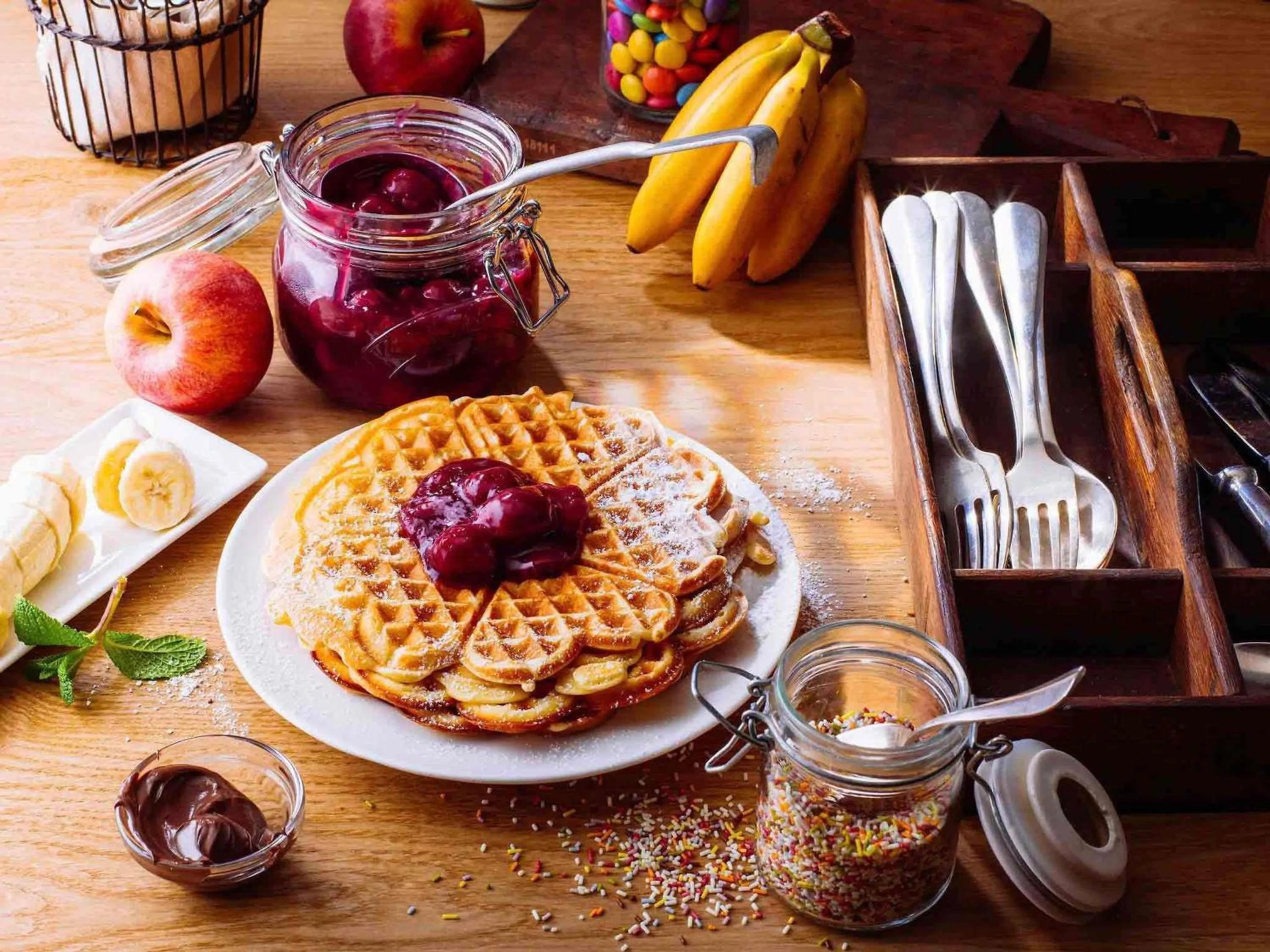 Breakfast in ibis Hotel Hamburg St. Pauli Messe