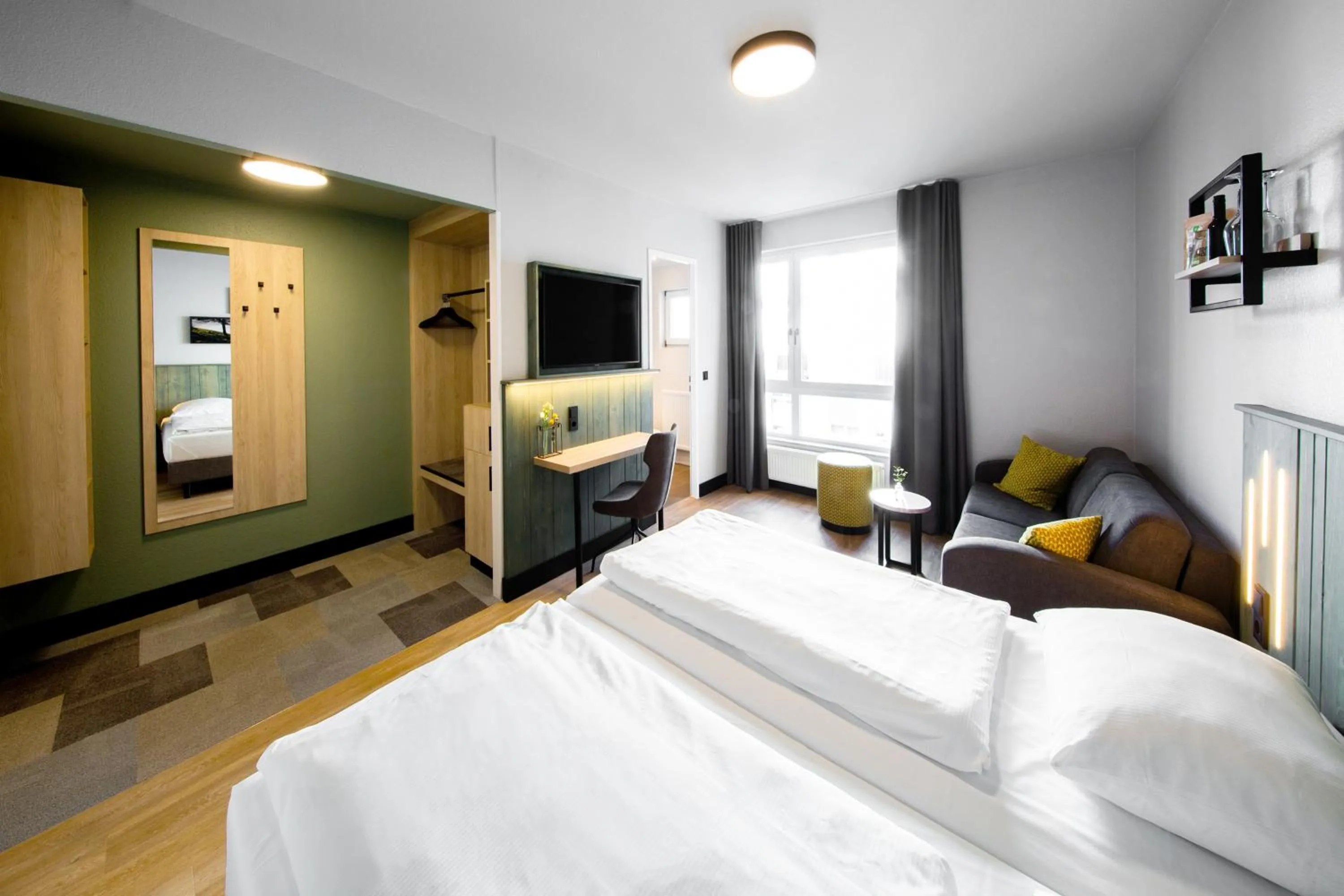 TV and multimedia, Bed in fjord hotel berlin