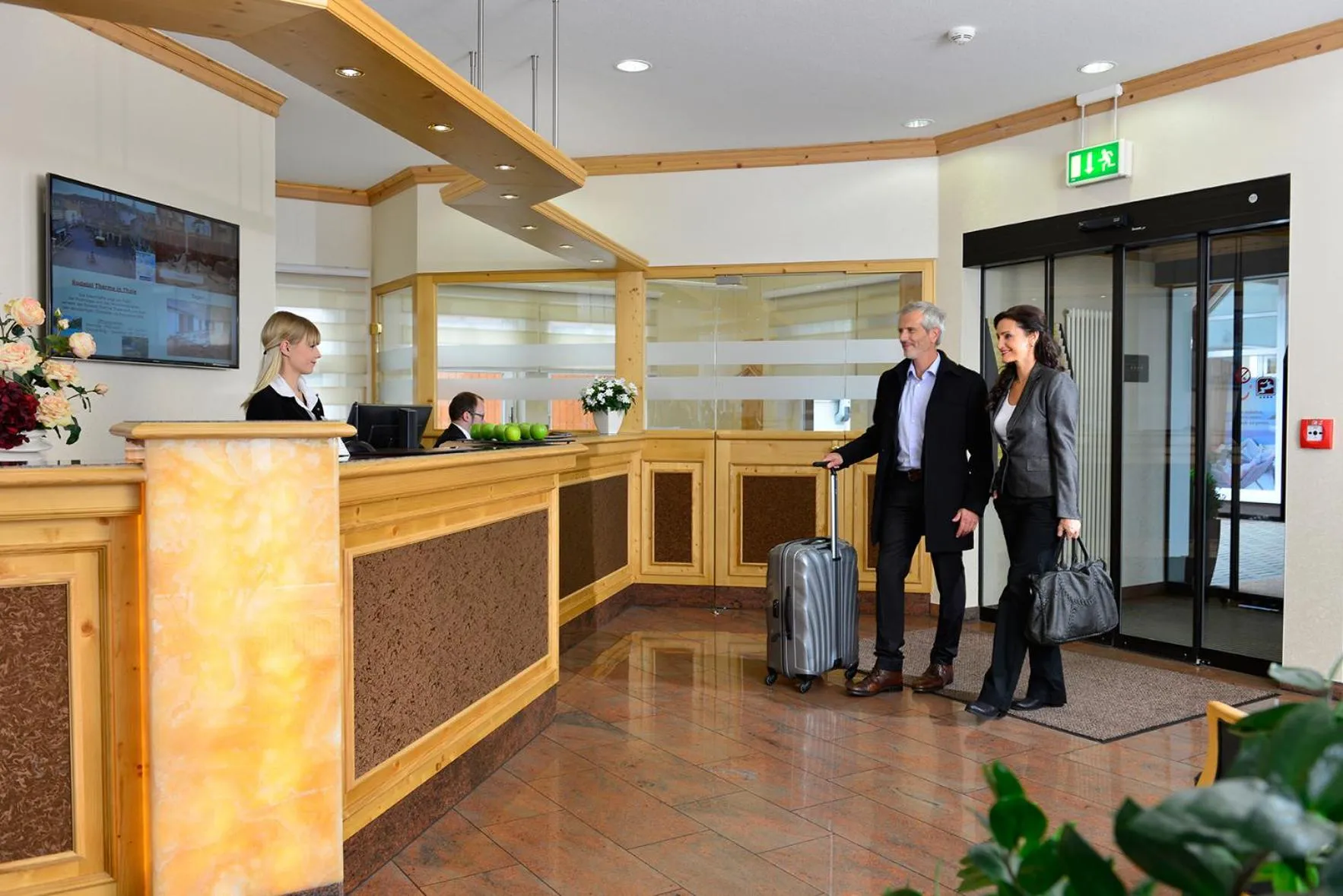 Lobby or reception in Ringhotel Weißer Hirsch