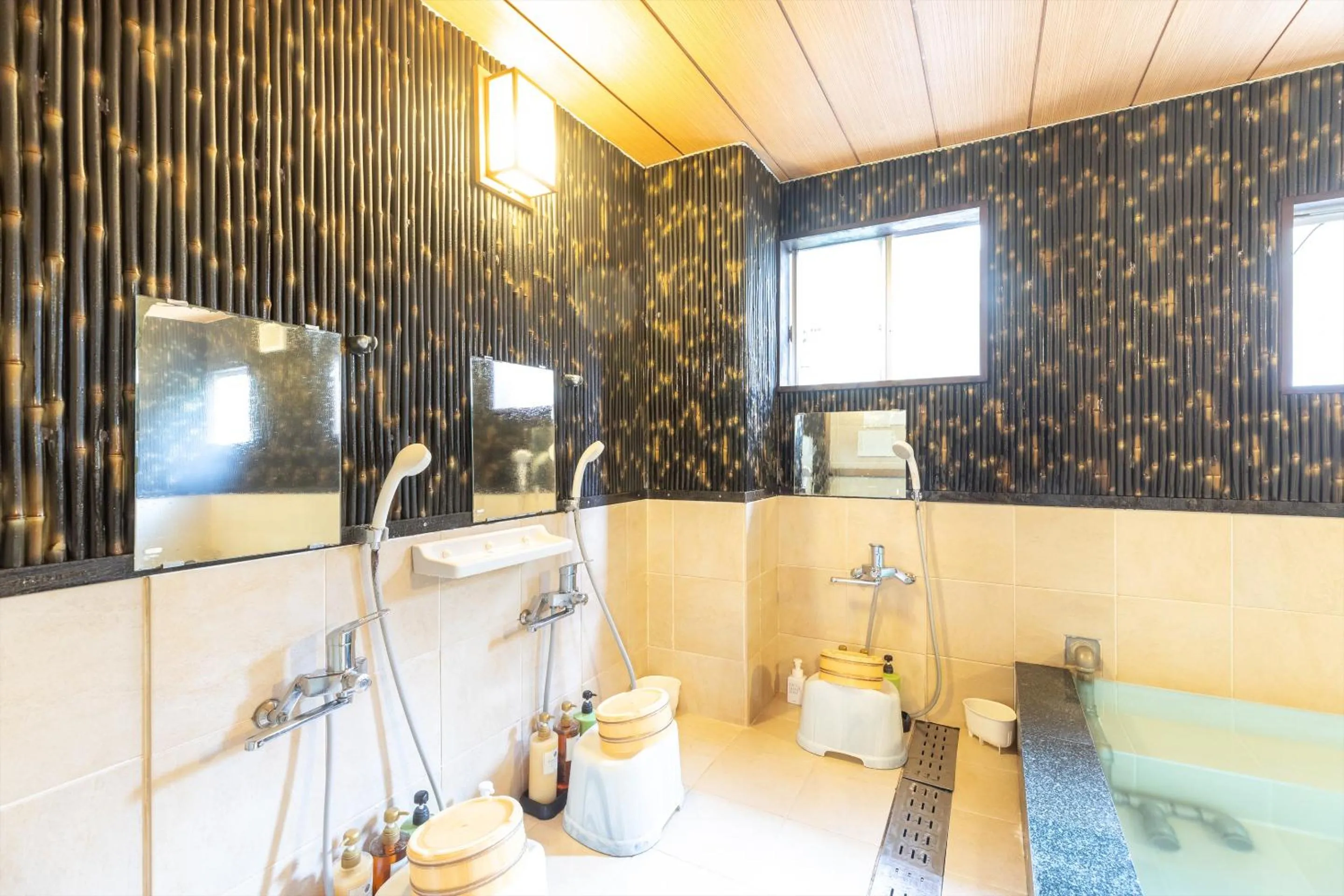 Public Bath in Business Ryokan Akashiya Annex