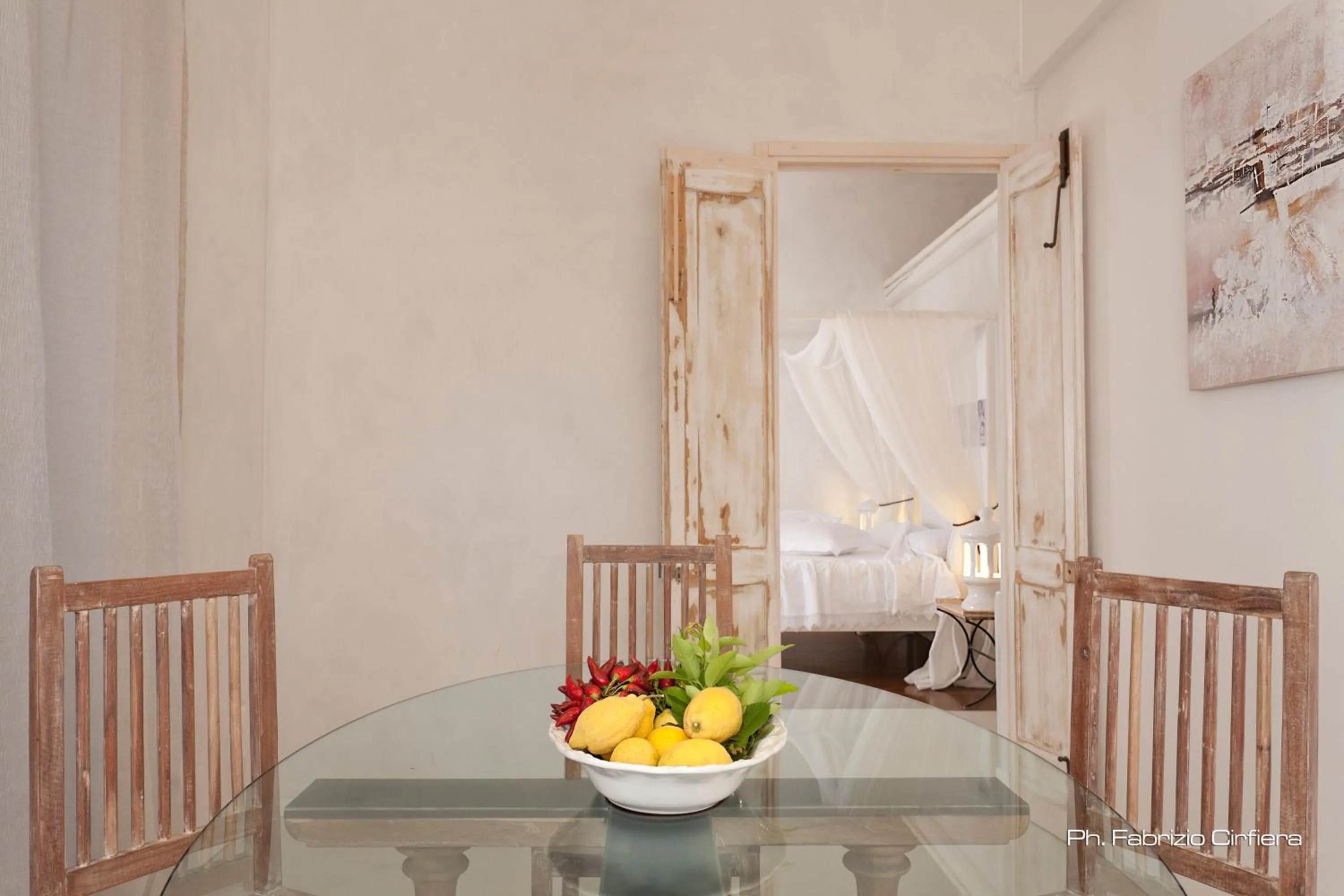 Dining area, Bed in Palazzo Dei Dondoli