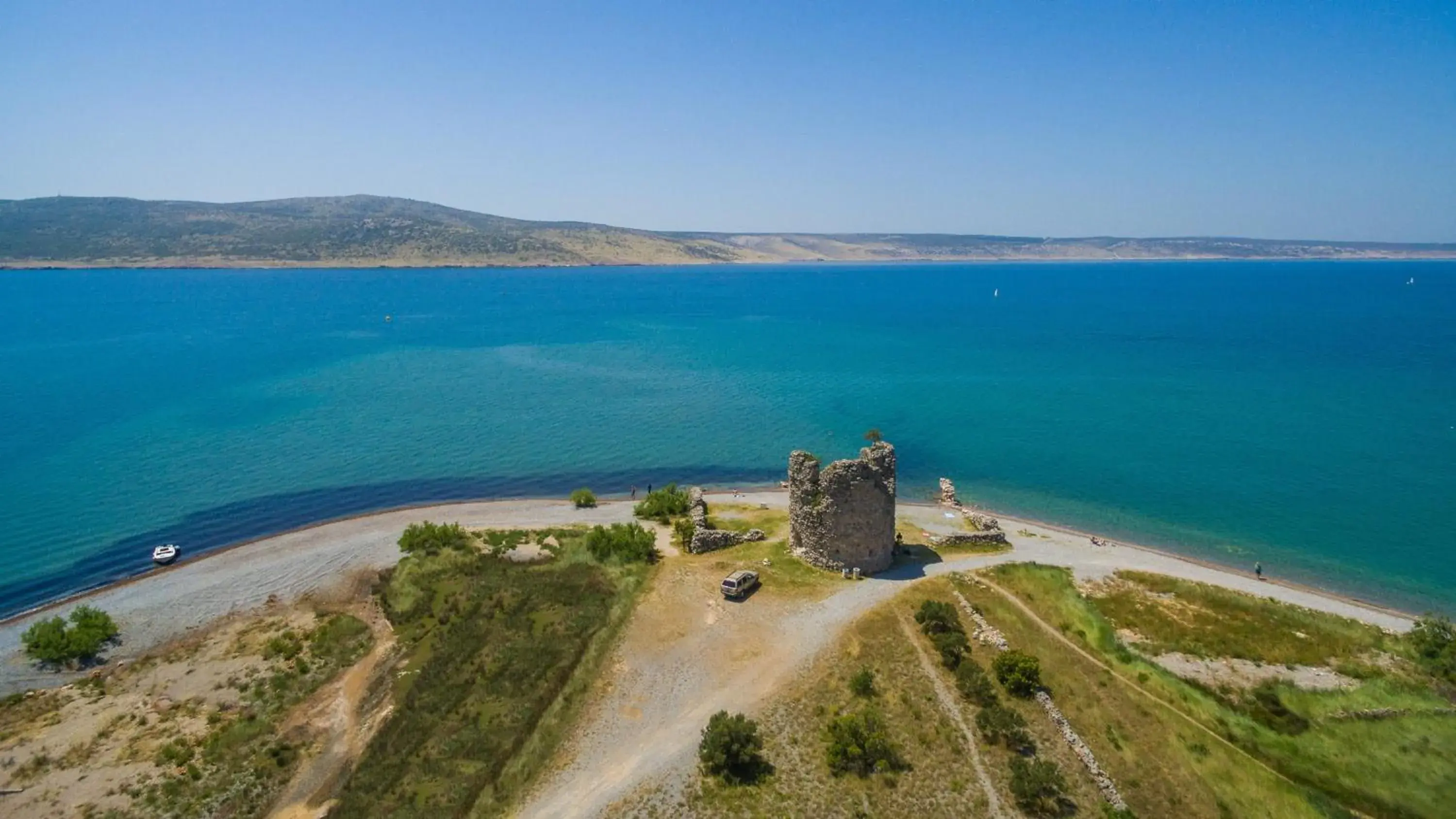 Bird's eye view in Camping Paklenica Bird's eye view in Camping Paklenica