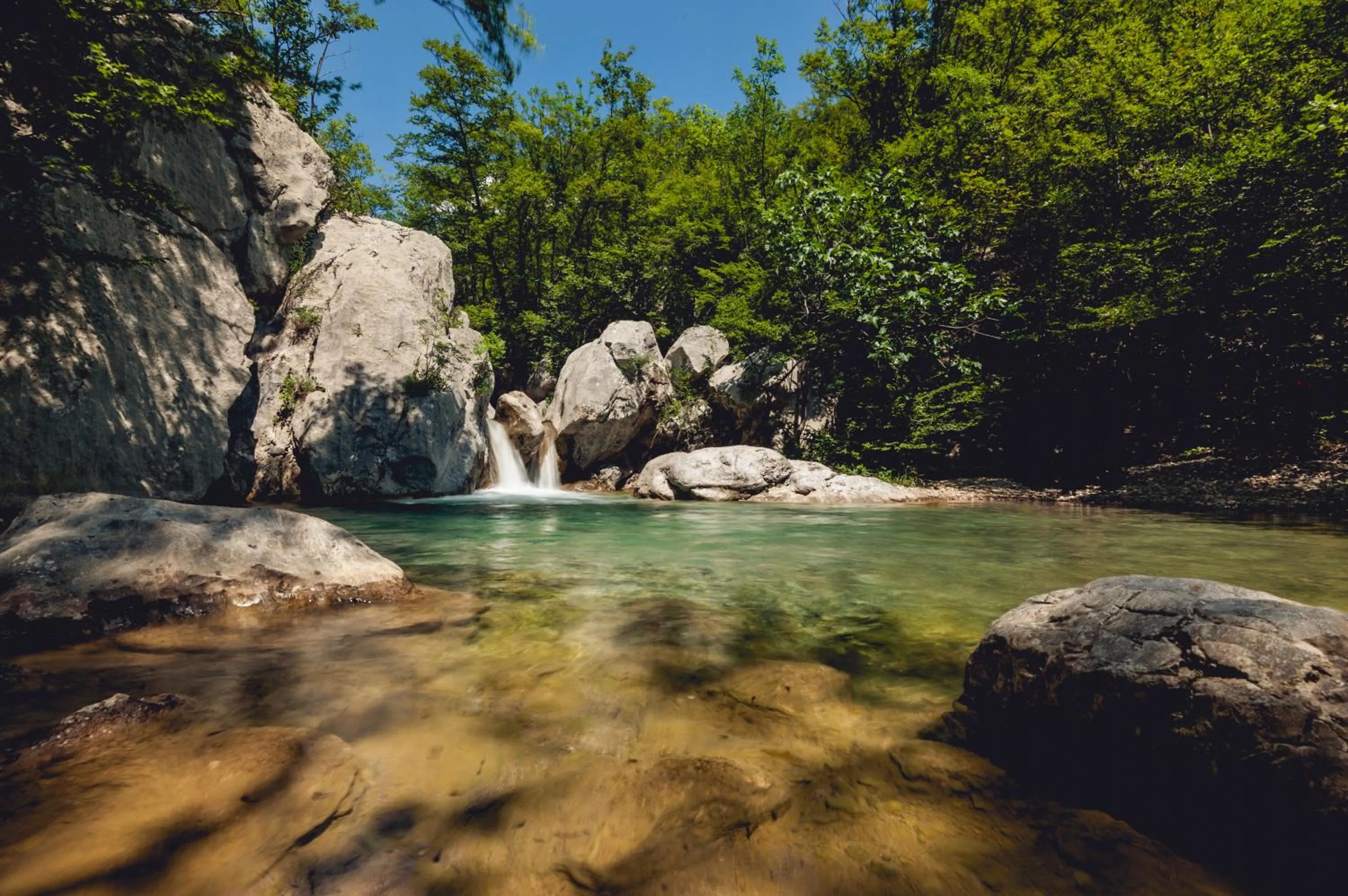 Natural landscape in Camping Paklenica