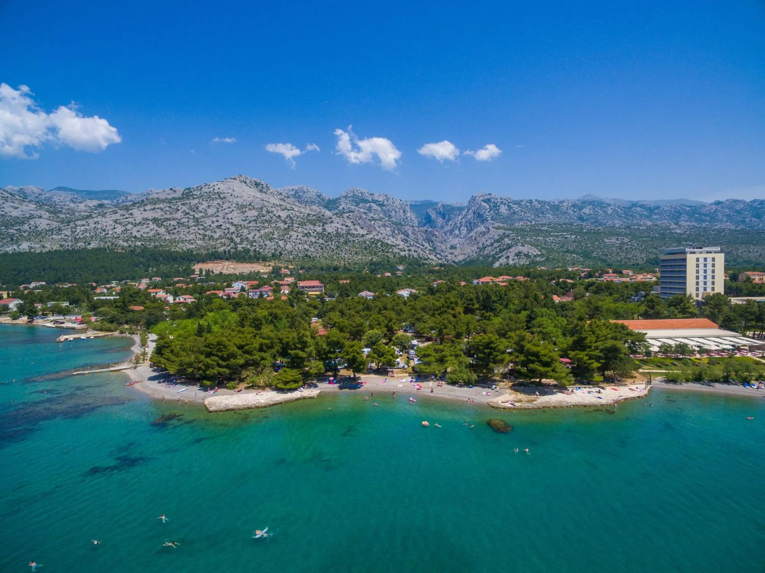 Natural landscape in Camping Paklenica