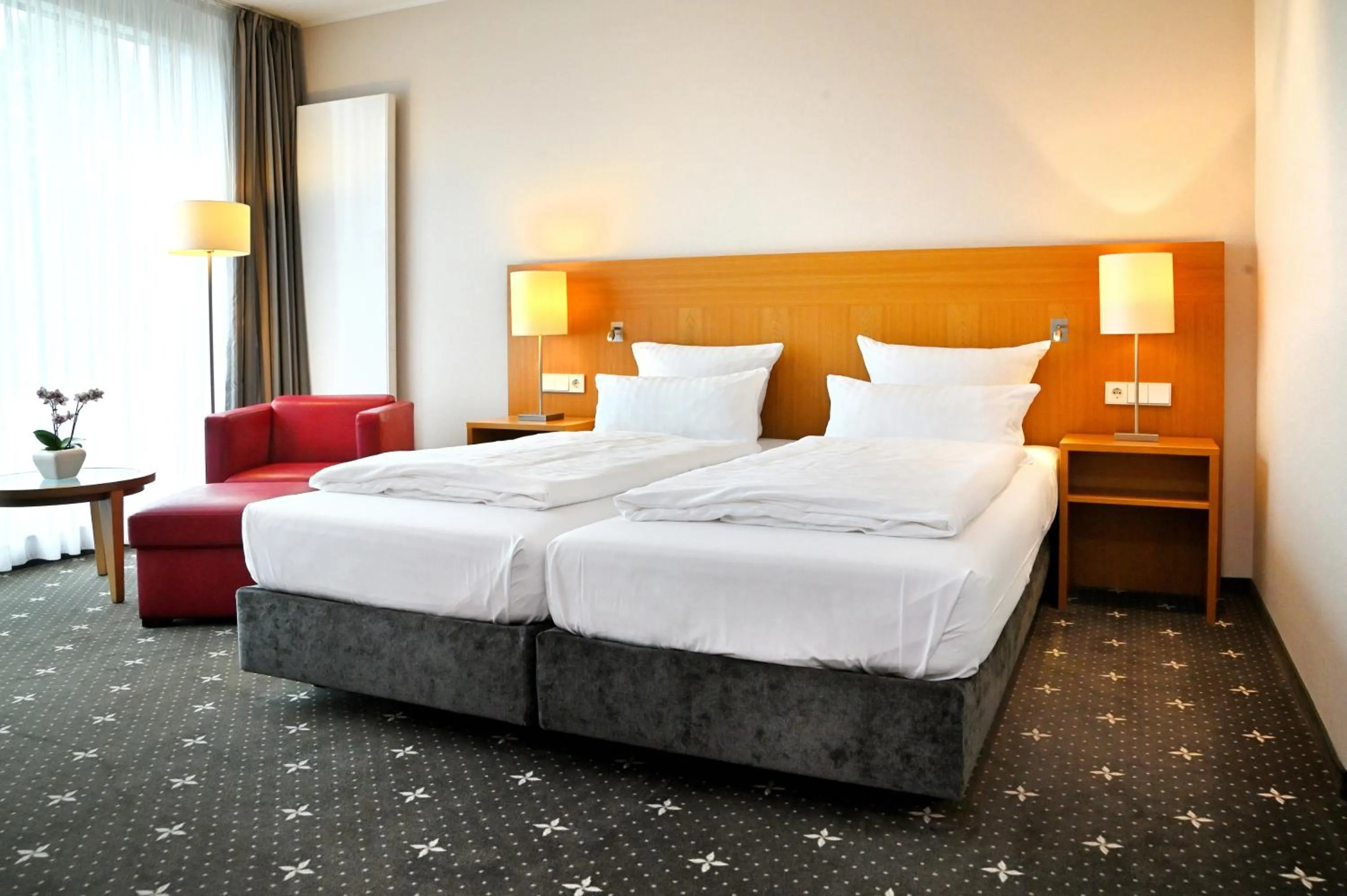 Bedroom, Bed in Hotel Lindenhof