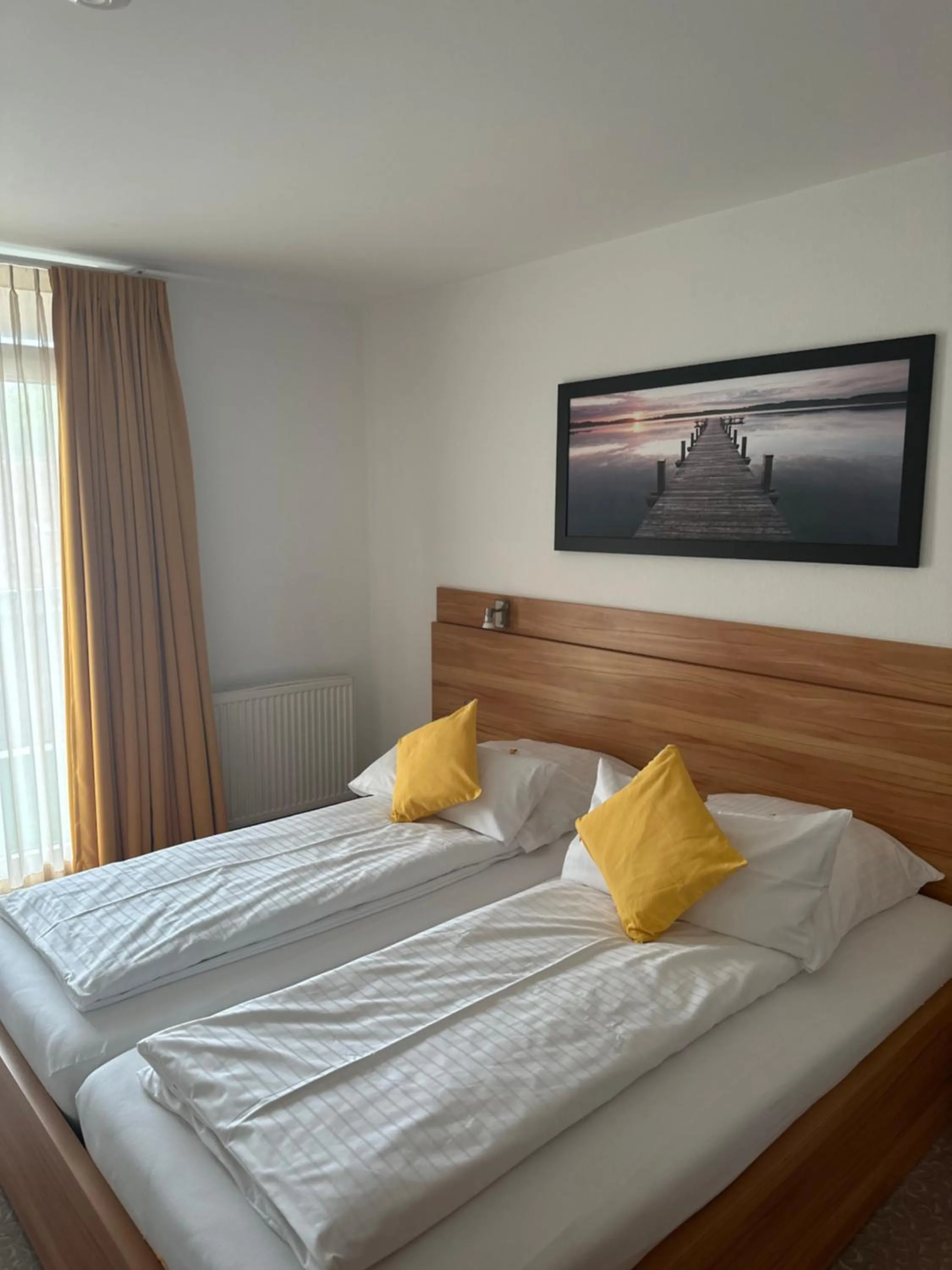 Double Room with Balcony and Garden View in Hotel Seegarten