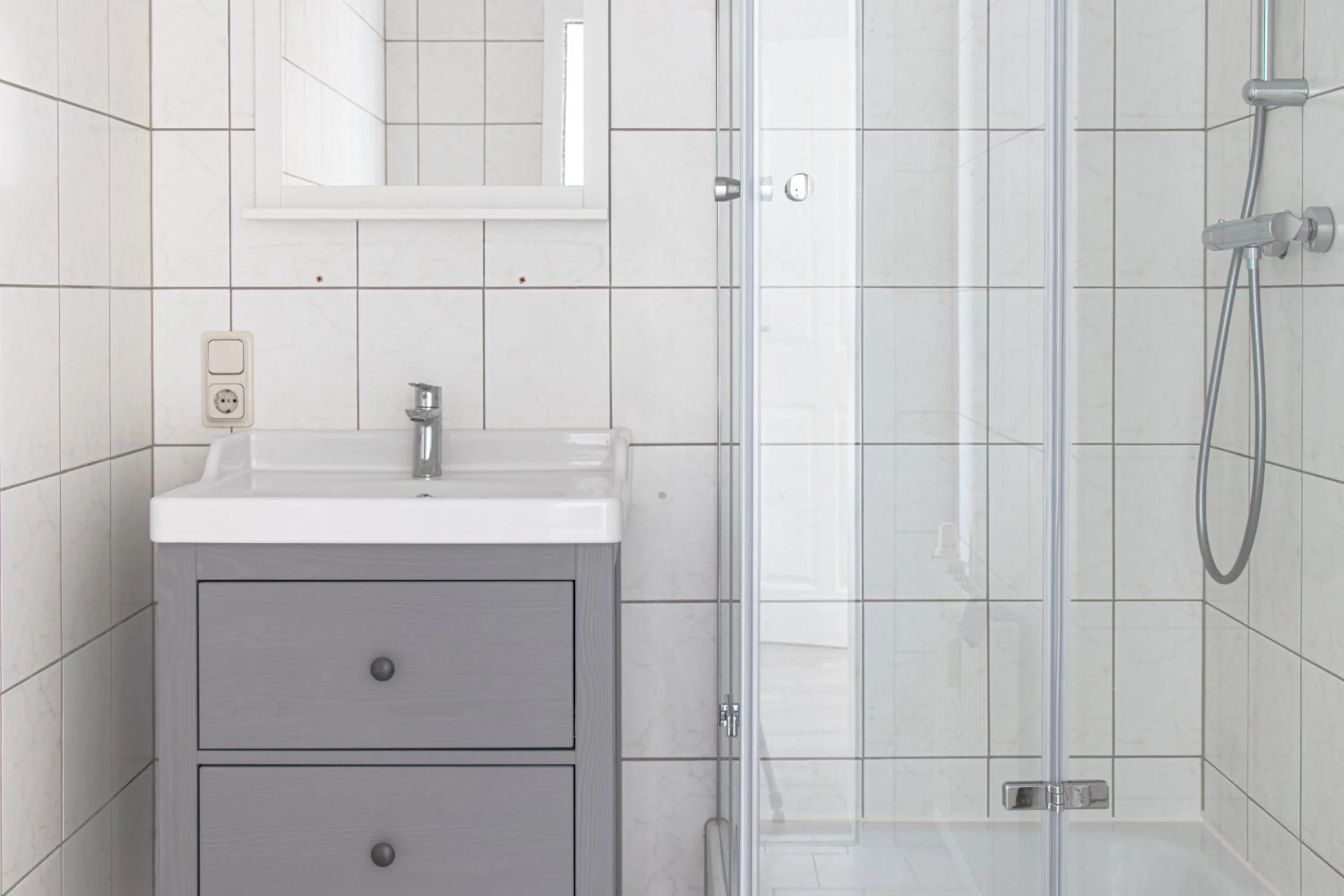 Shower in Ferienwohnungen Quedlinburg im Harz