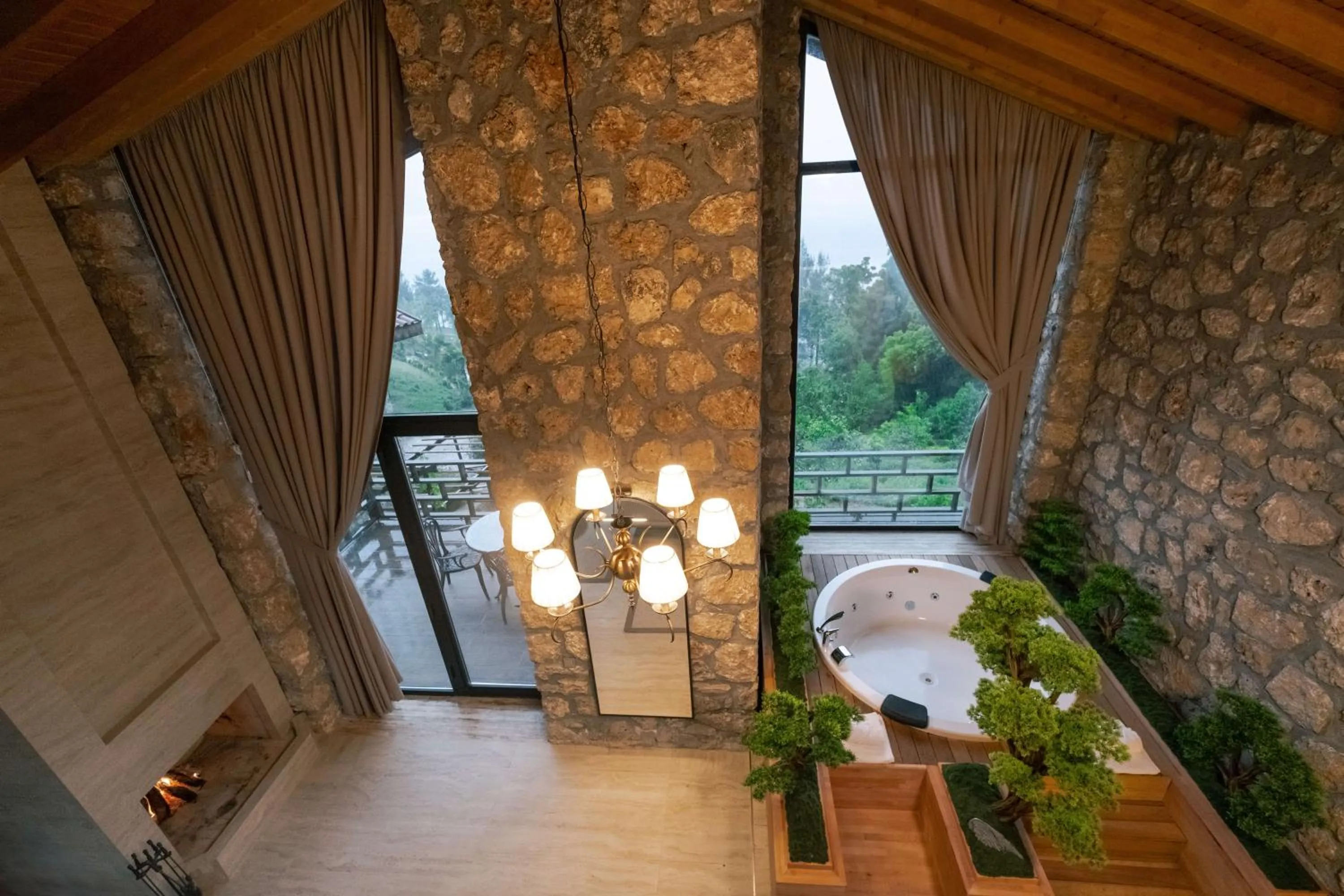 Landmark view in Botanik Göl Evleri