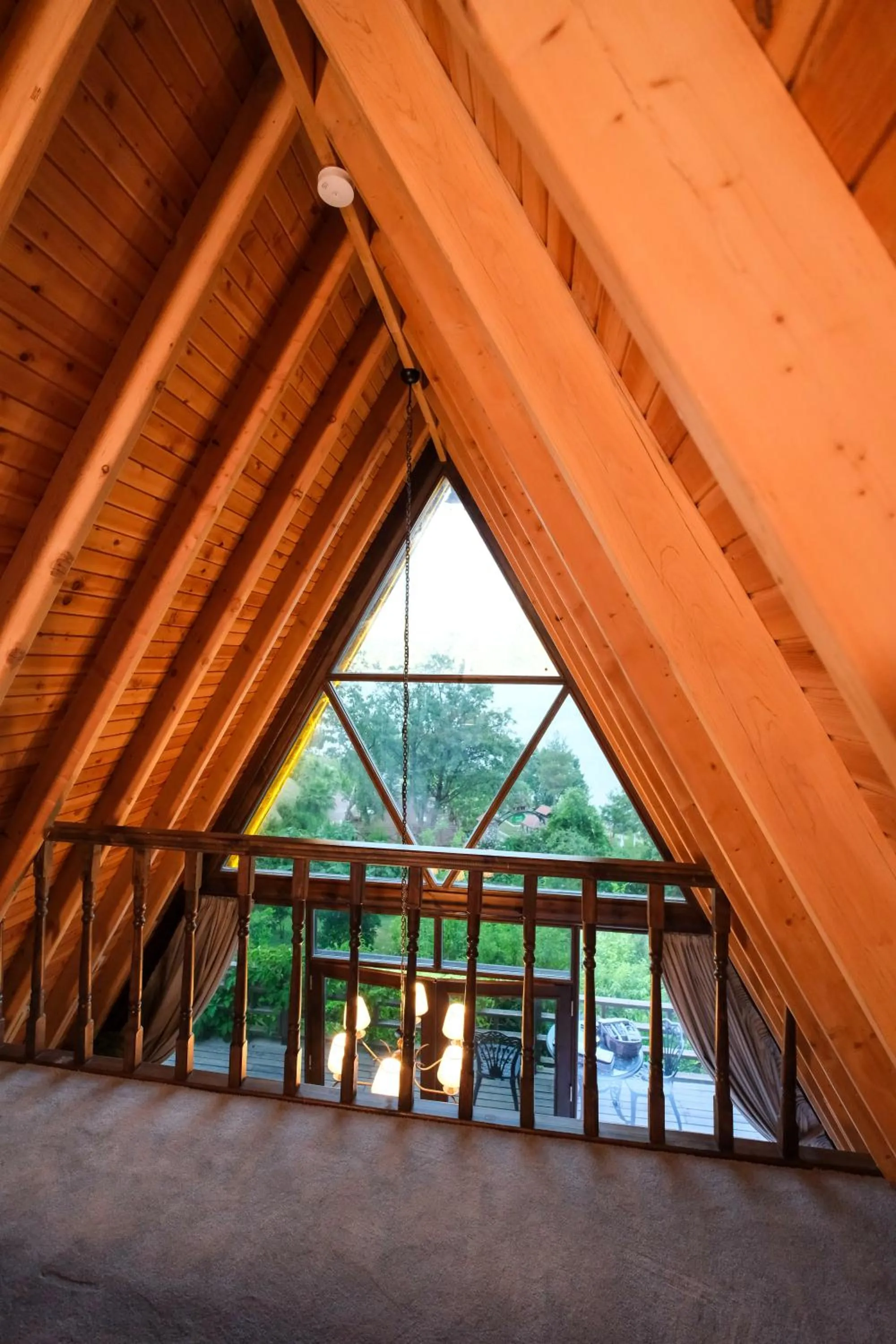 Bird's eye view in Botanik Göl Evleri