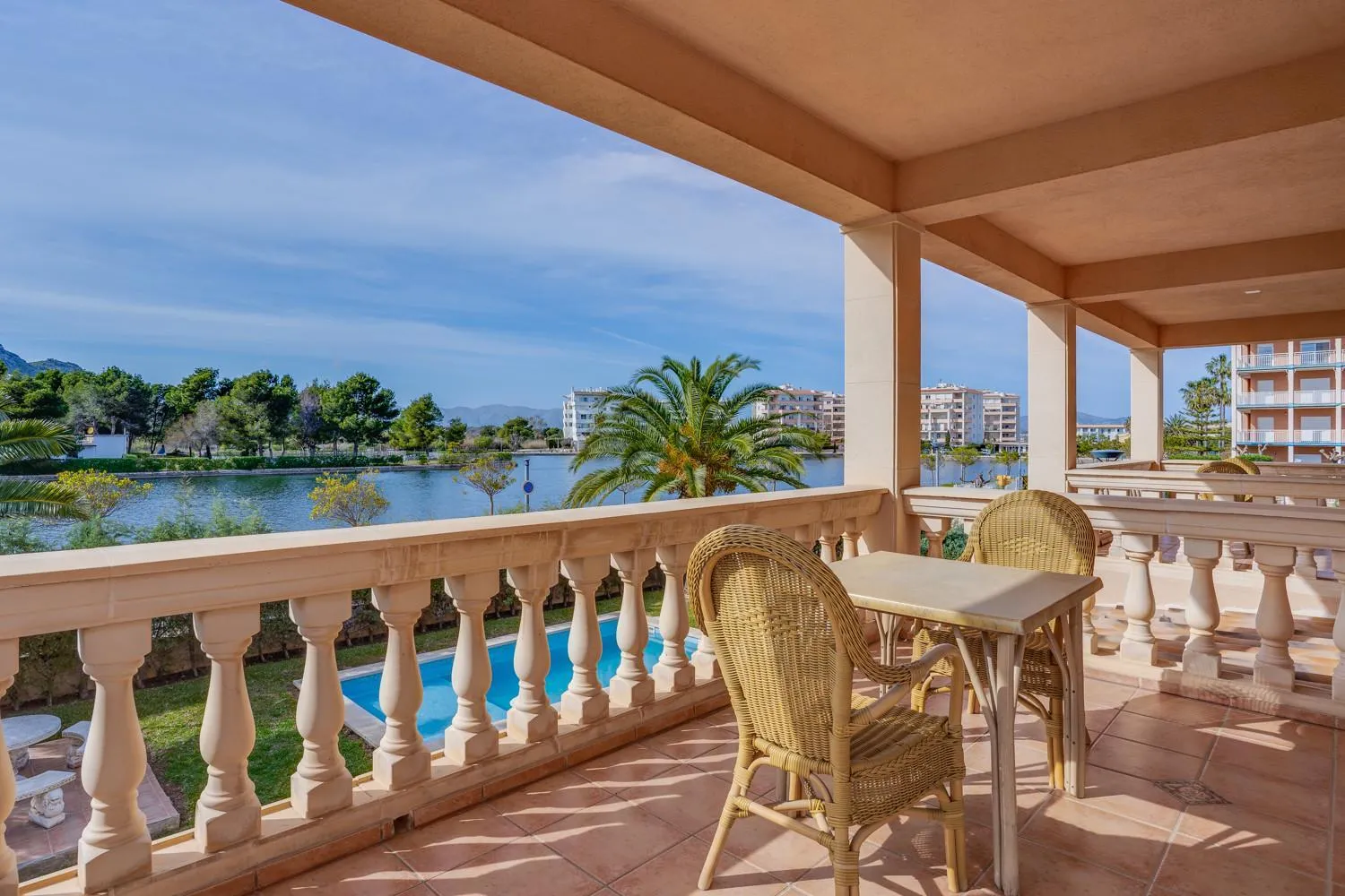 Balcony/Terrace in Villa Puerto Alcudia - Lago Aran Berna by PriorityVillas
