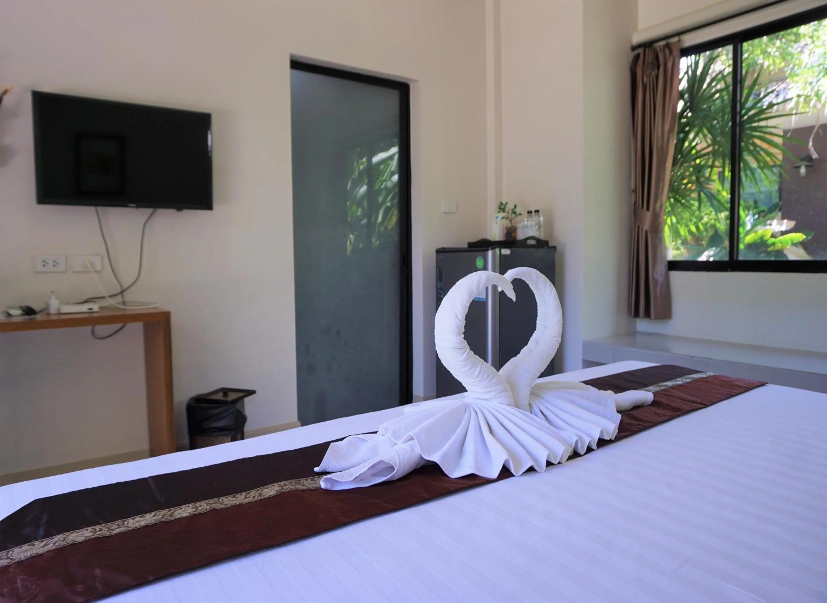 Bed in Papa's Home And Rabbit Café