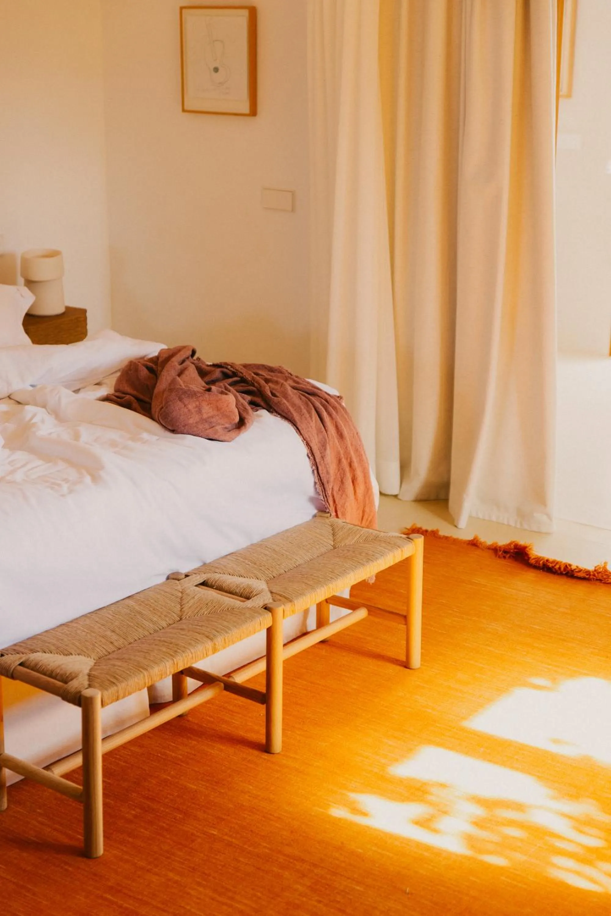 Bed in Petunia Ibiza, a Beaumier hotel