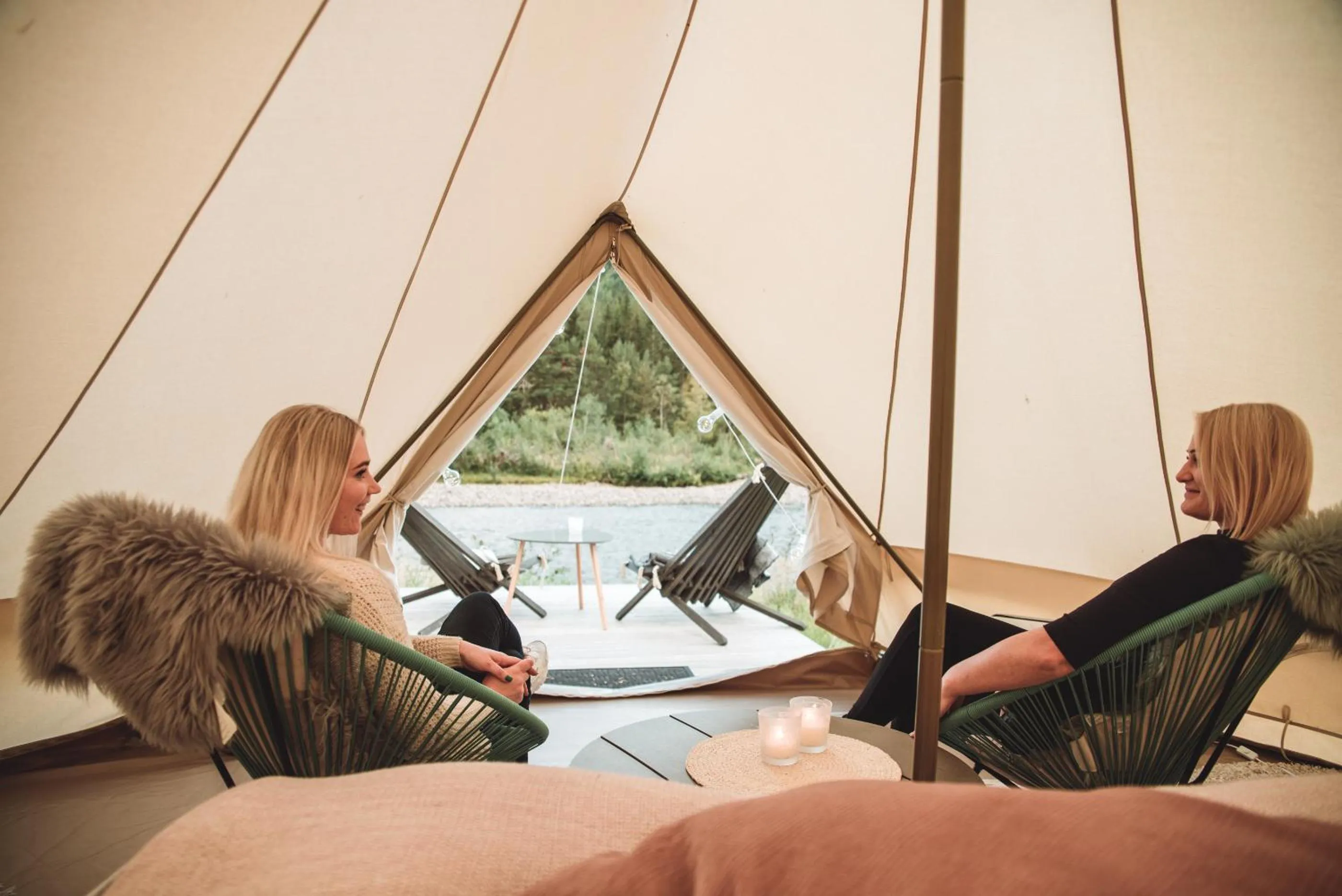 View (from property/room) in Toftemo Turiststasjon