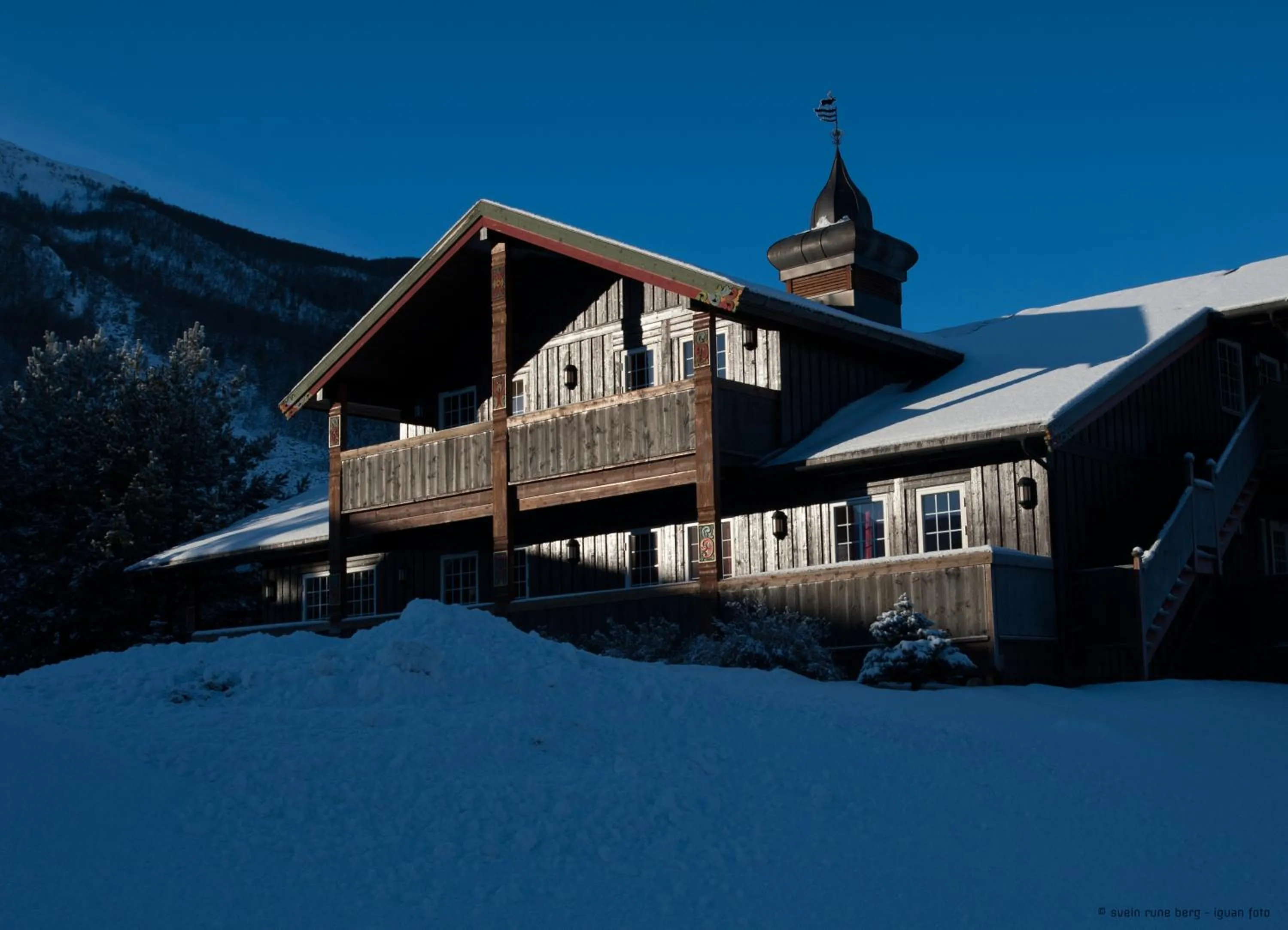 Property building in Toftemo Turiststasjon