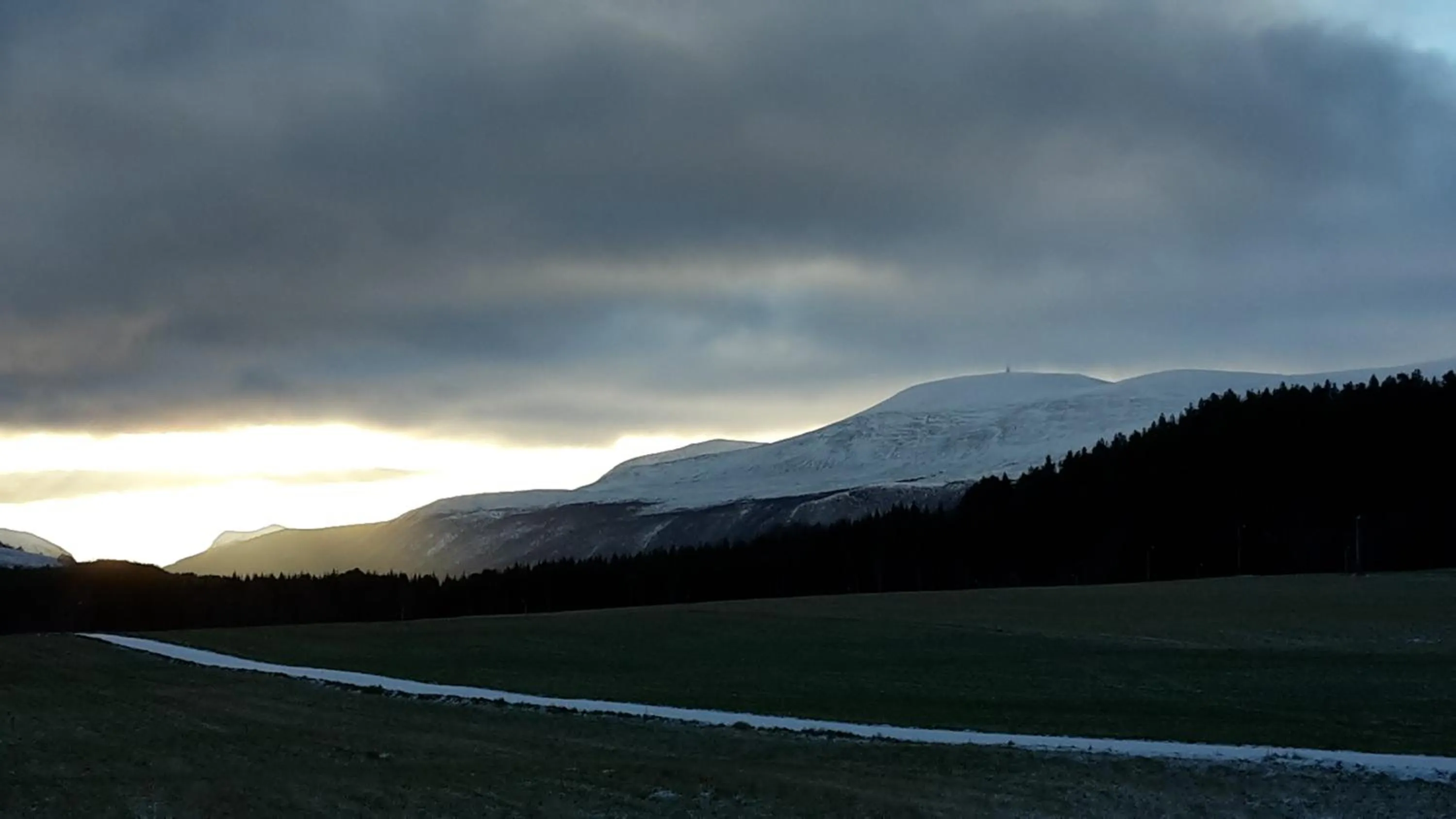 Natural landscape in Toftemo Turiststasjon
