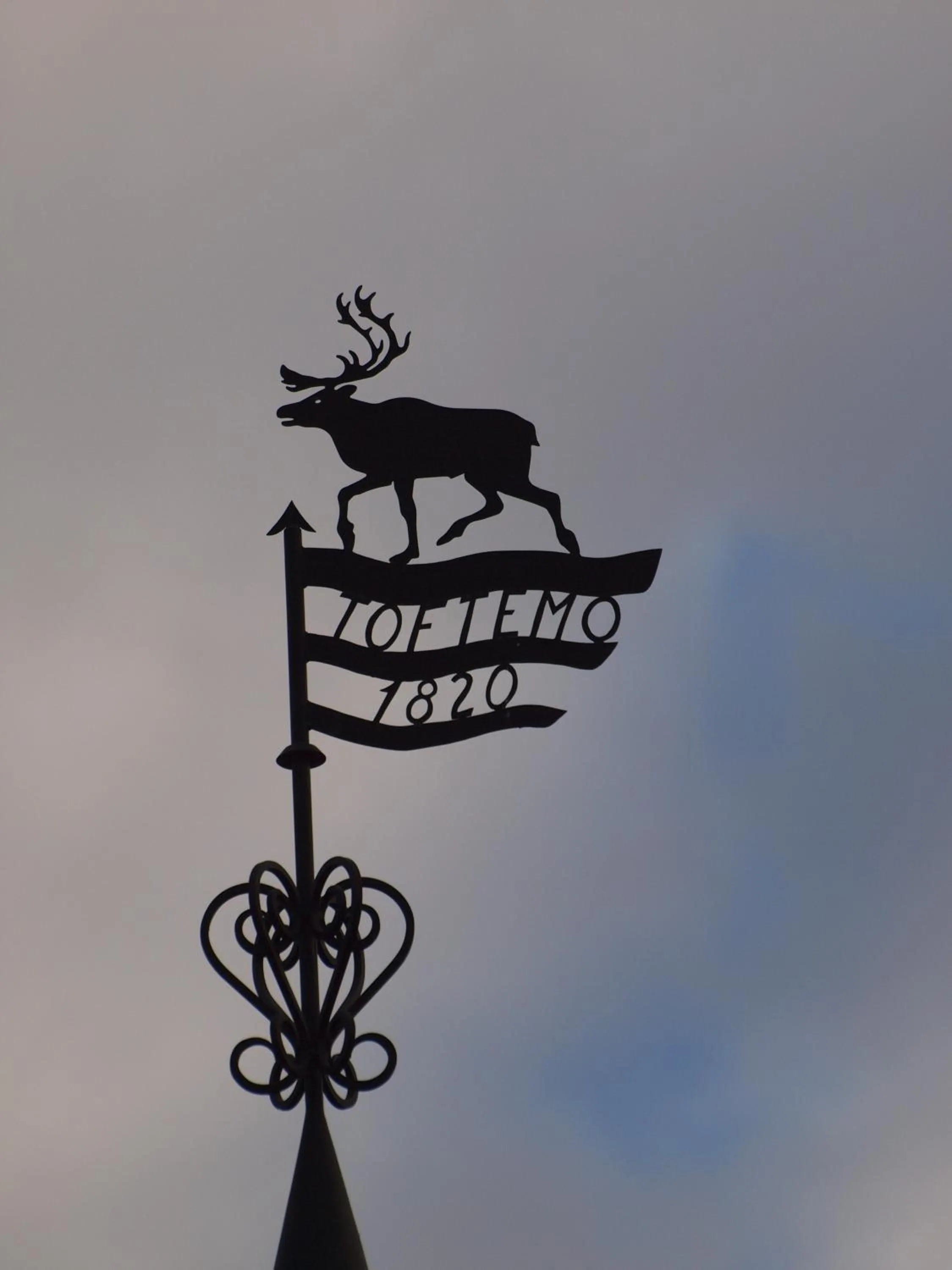 Decorative detail in Toftemo Turiststasjon