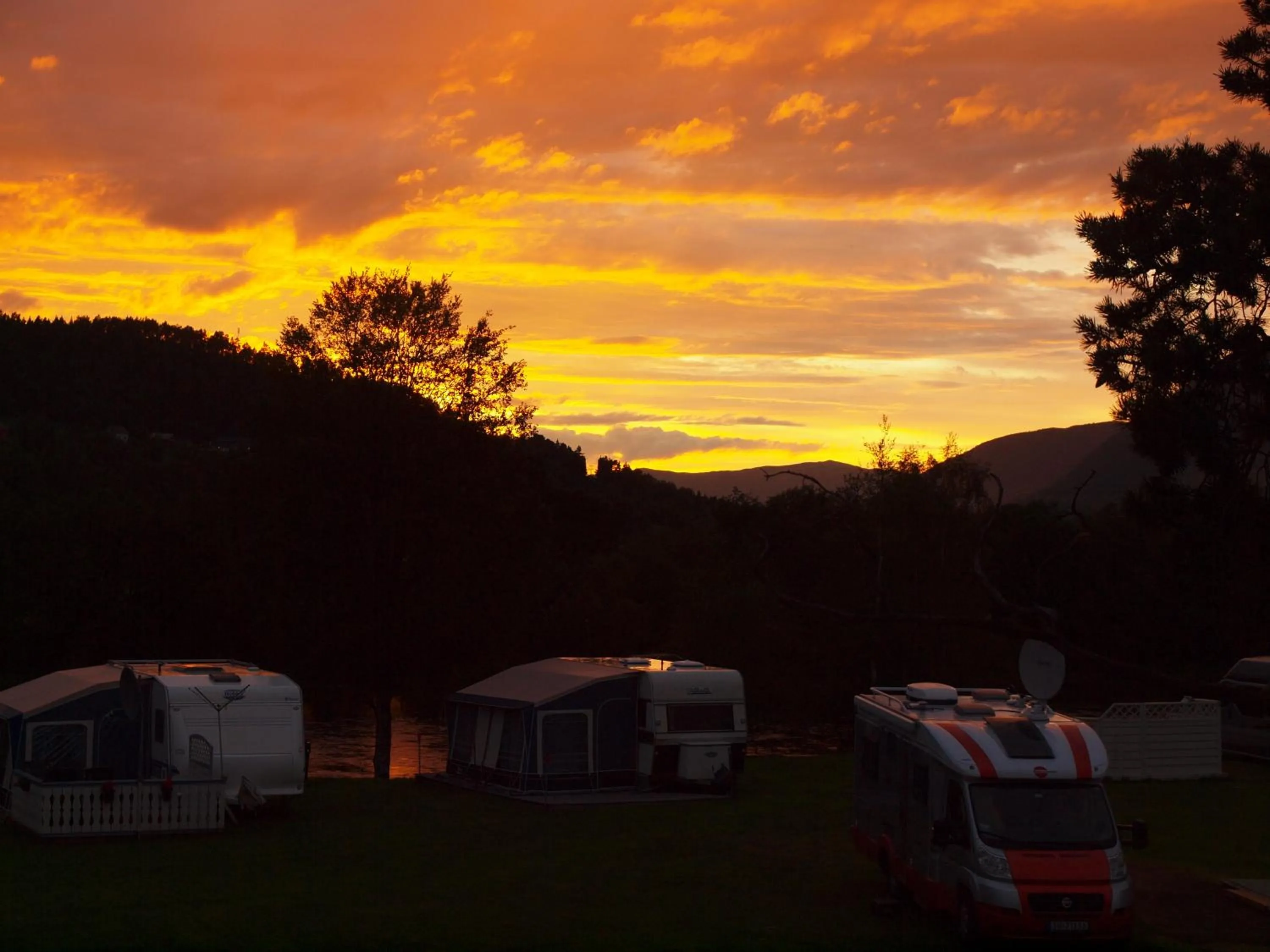 Natural landscape in Toftemo Turiststasjon