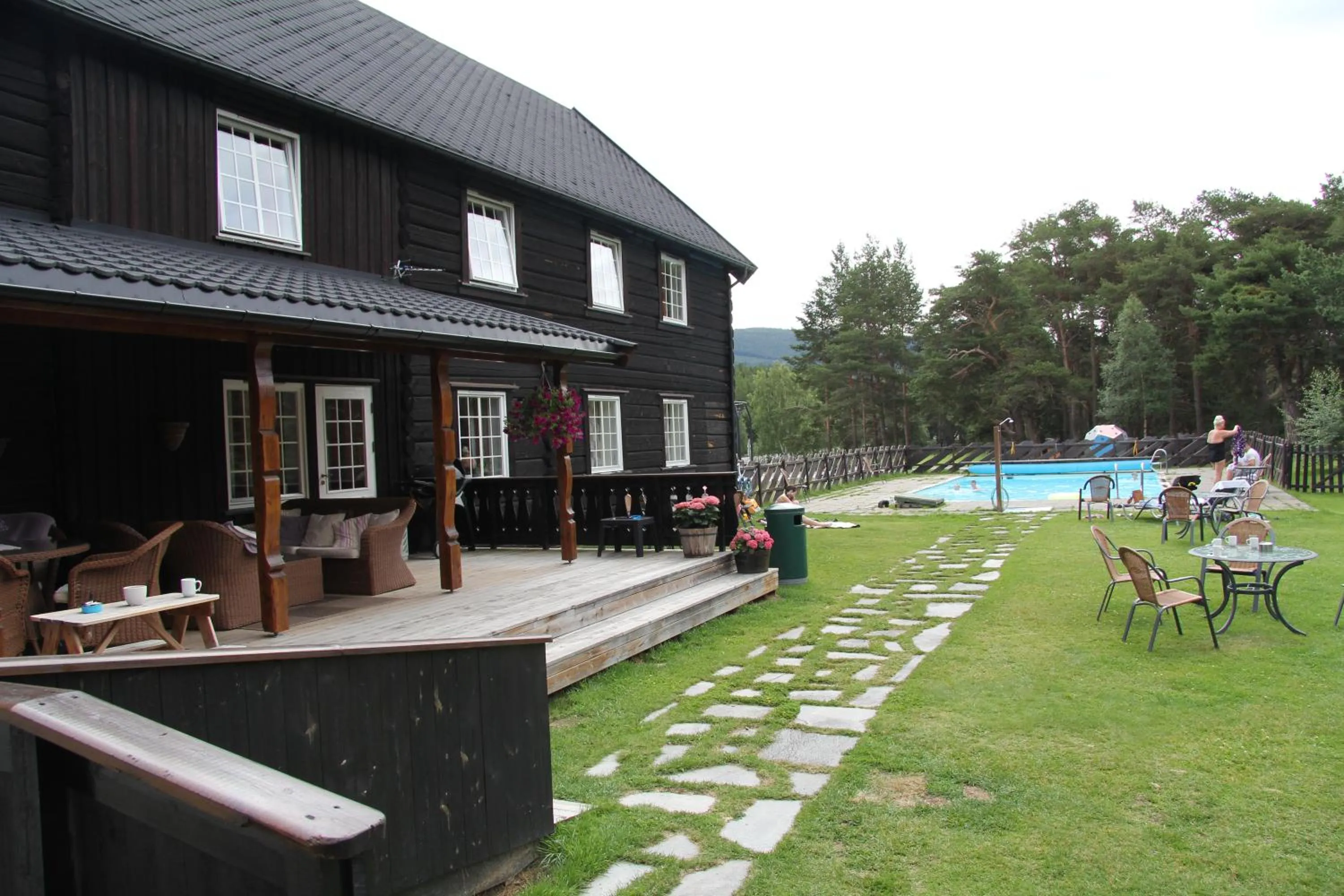 Patio in Toftemo Turiststasjon