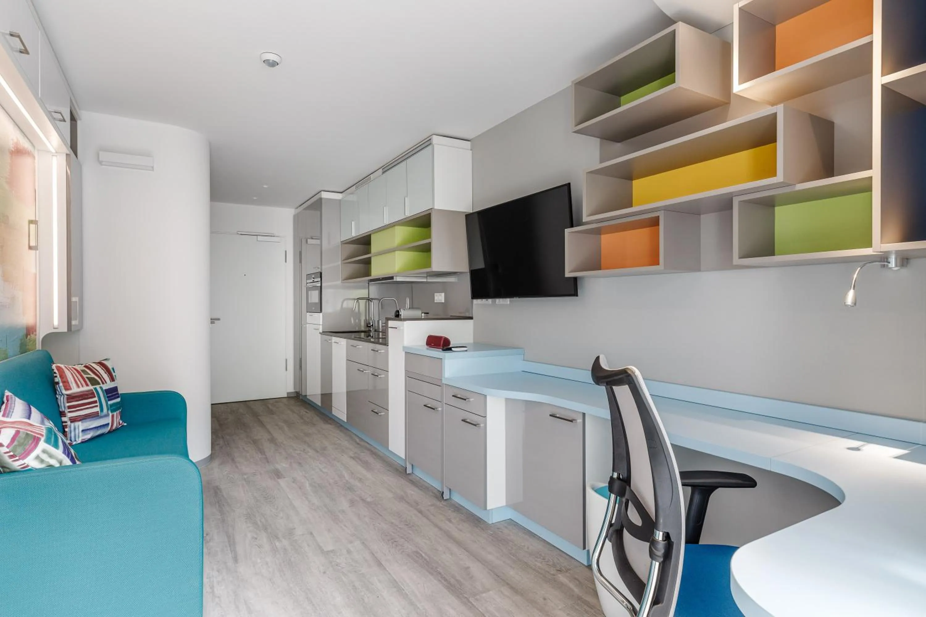 Kitchen or kitchenette in The Brucklyn Apartments