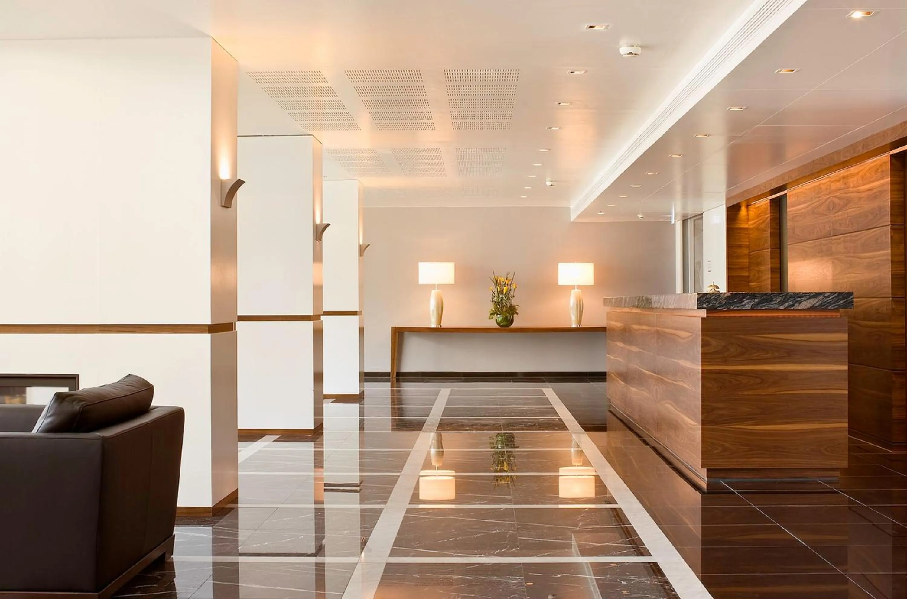 Lobby or reception in Hotel Stadt Freiburg